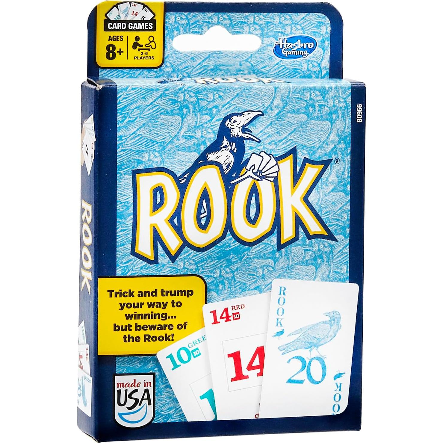 Juego de Cartas Rook Hasbro | 2 a 6 Jugadores | 8+ Años