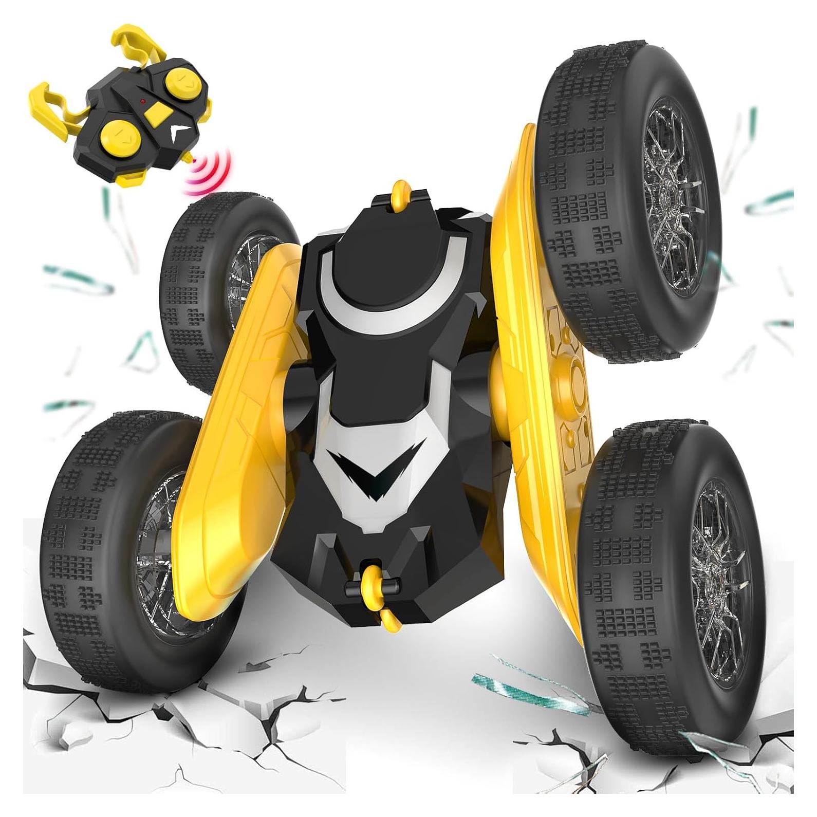 Coche RC Acrobático NQD Bat 4WD 360° con Luces LED