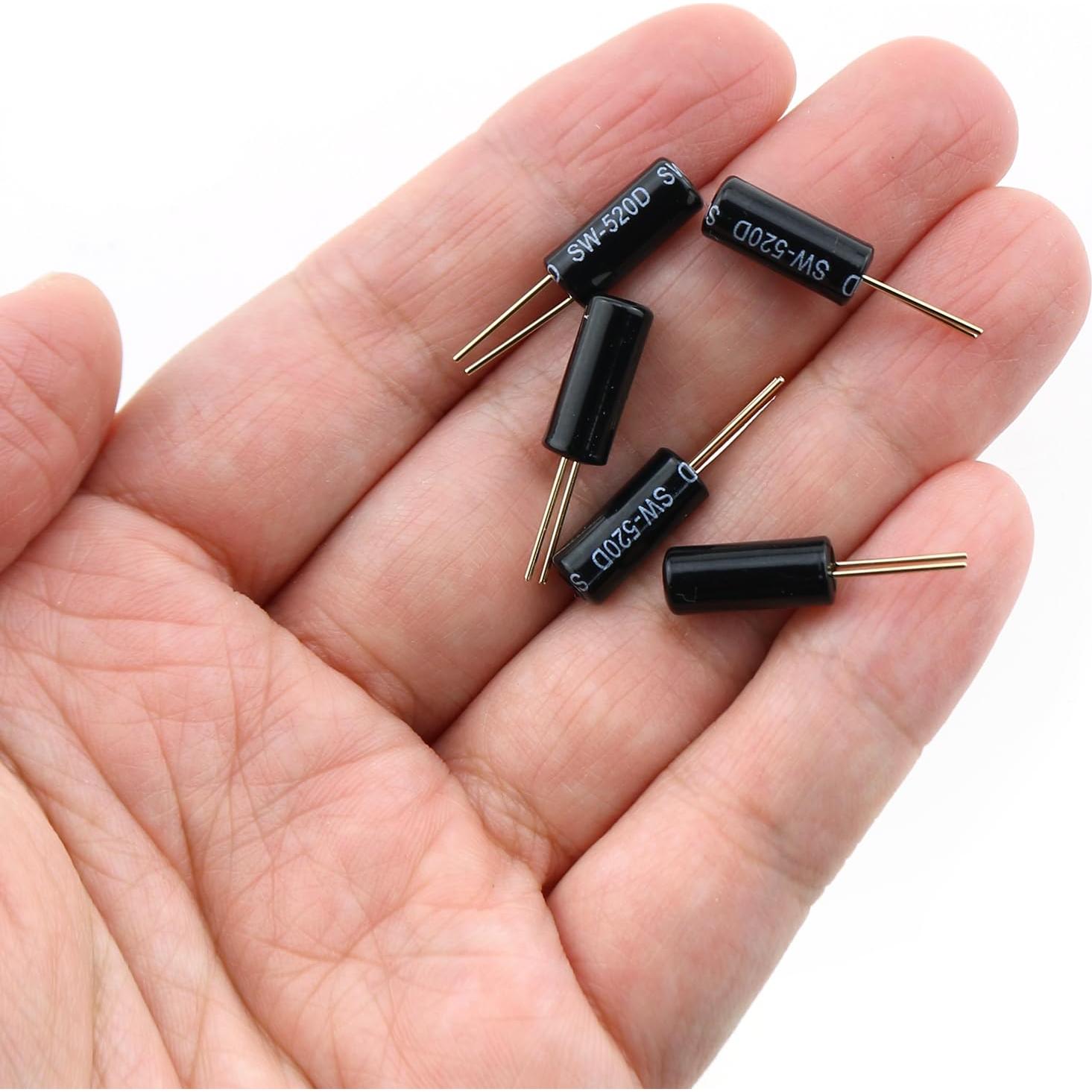 20PCS Interruptor de Inclinación de Bola SW-520D 12V 5mA