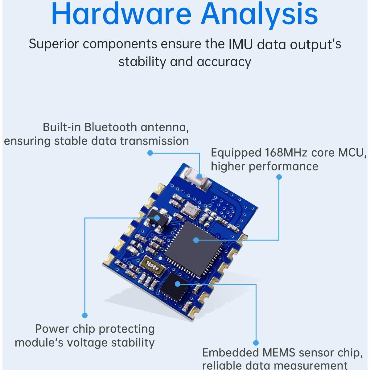 Sensor IMU WitMotion WT901BLECL Bluetooth 5.0 9 ejes