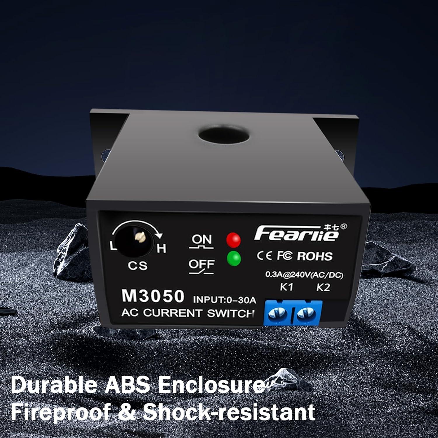 Relé de Detección de Corriente AC 0-30A Nodehawk M3050