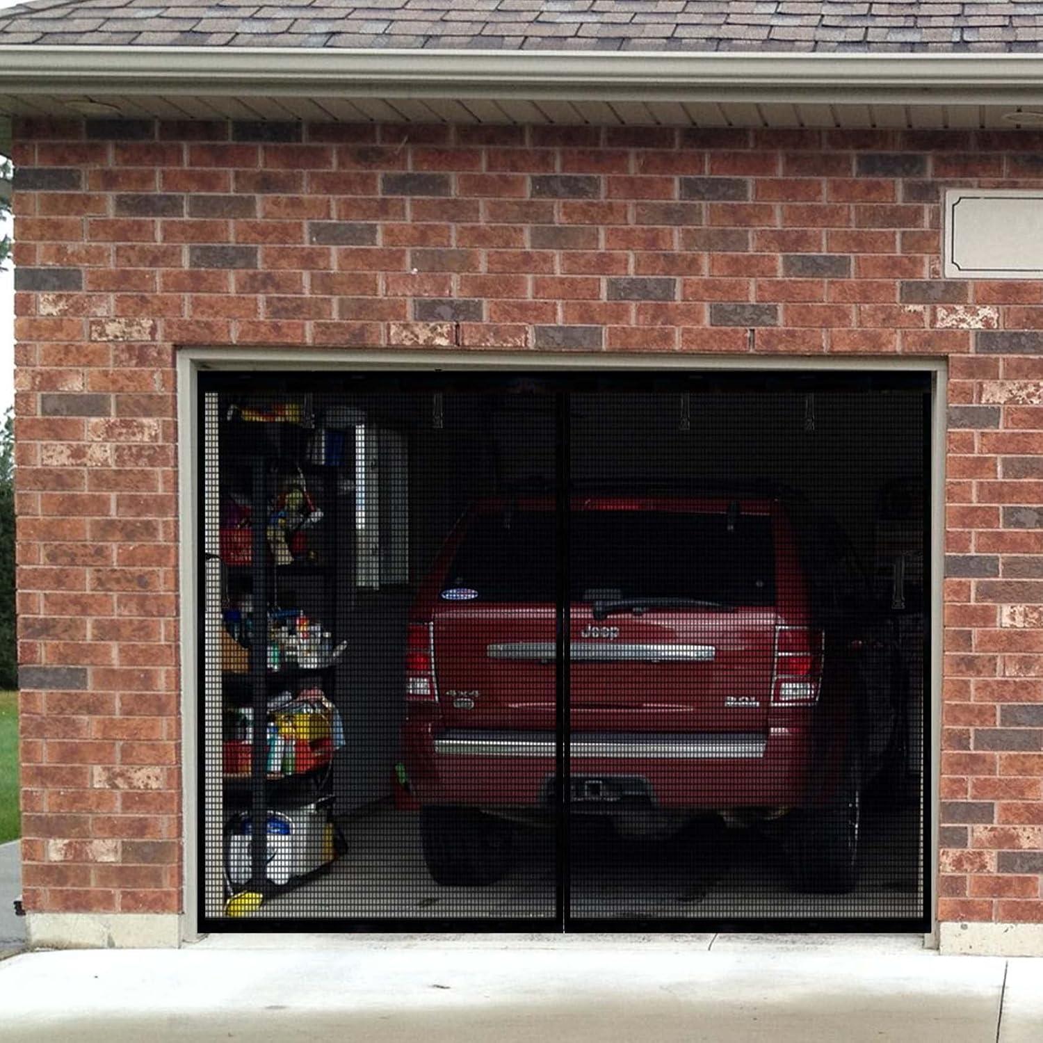 Pantalla de puerta de garaje YoFuZiHu 2.54x2.49m con imanes