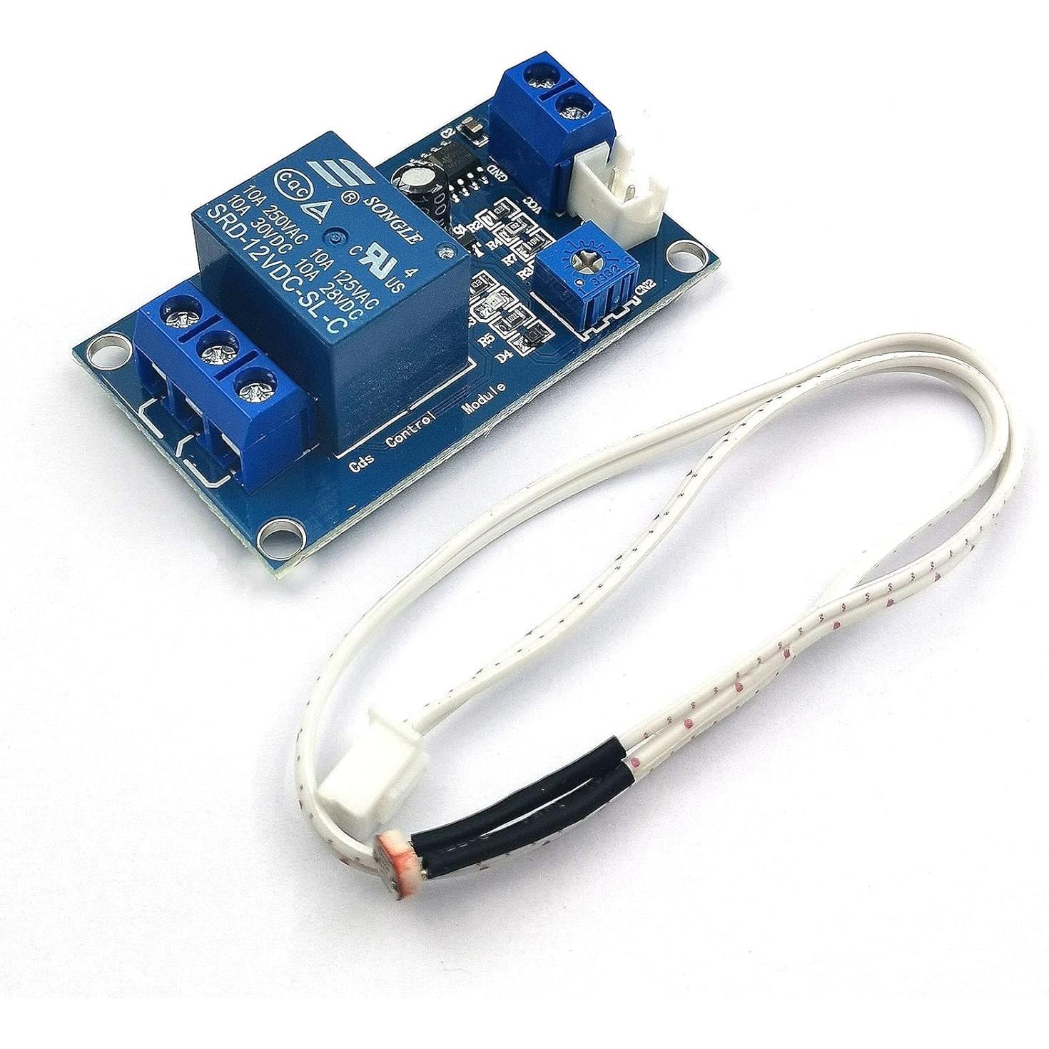 Módulo Relé Automático 12V FainWan 5pcs Sensor Fotoresistor