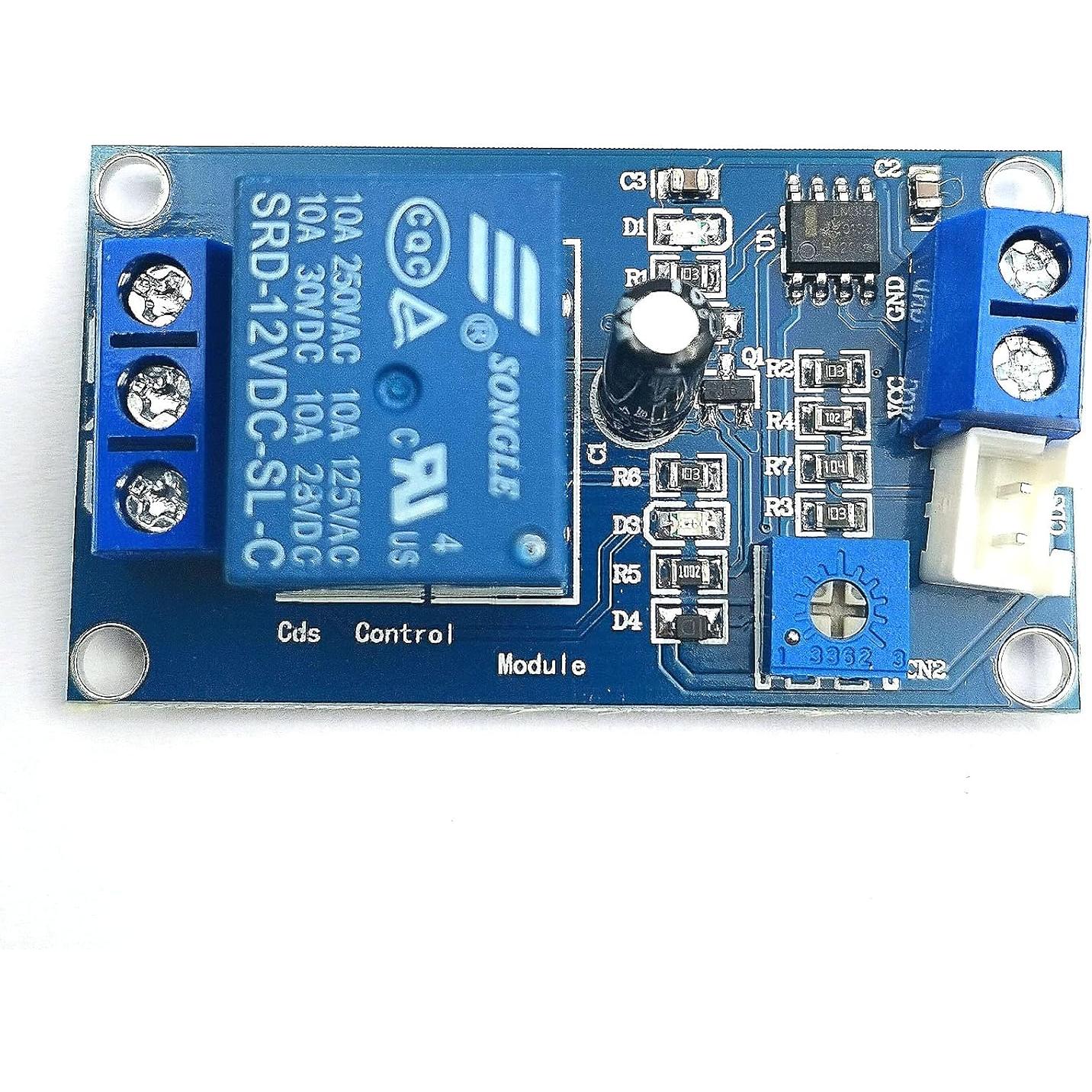 Módulo Relé Automático 12V FainWan 5pcs Sensor Fotoresistor