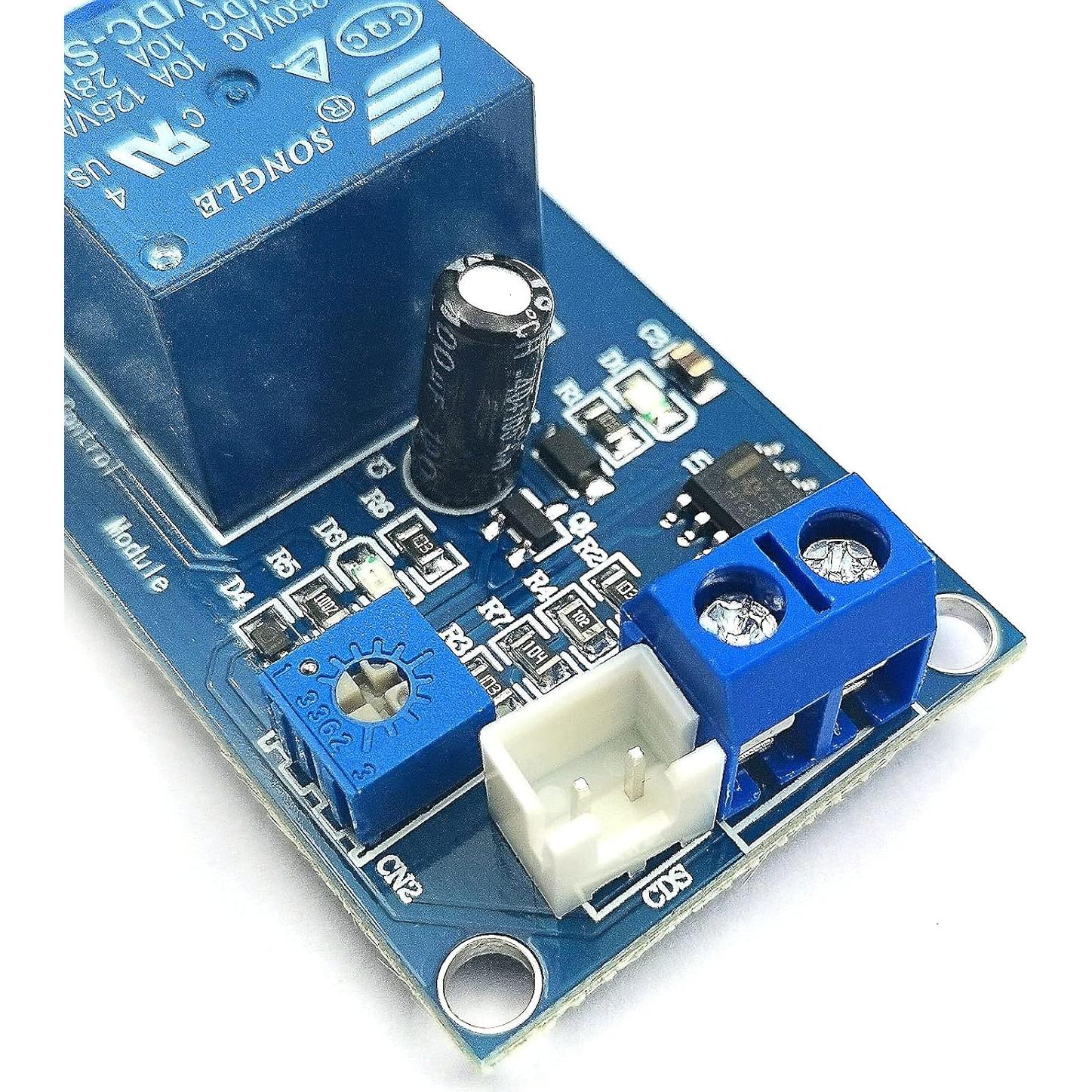 Módulo Relé Automático 12V FainWan 5pcs Sensor Fotoresistor