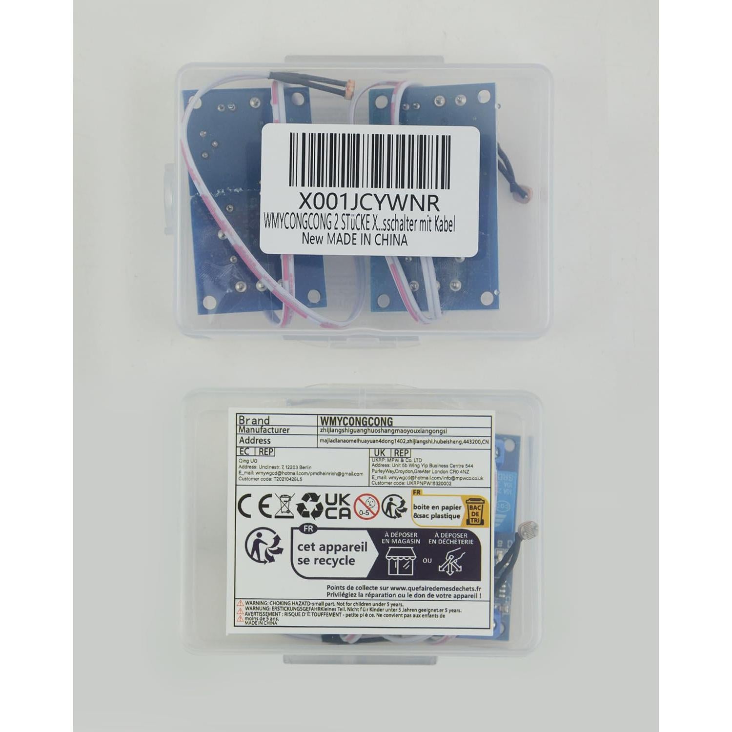 Módulo de Relé de Fotoresistor WMYCONGCONG XH-M131 12V 10A