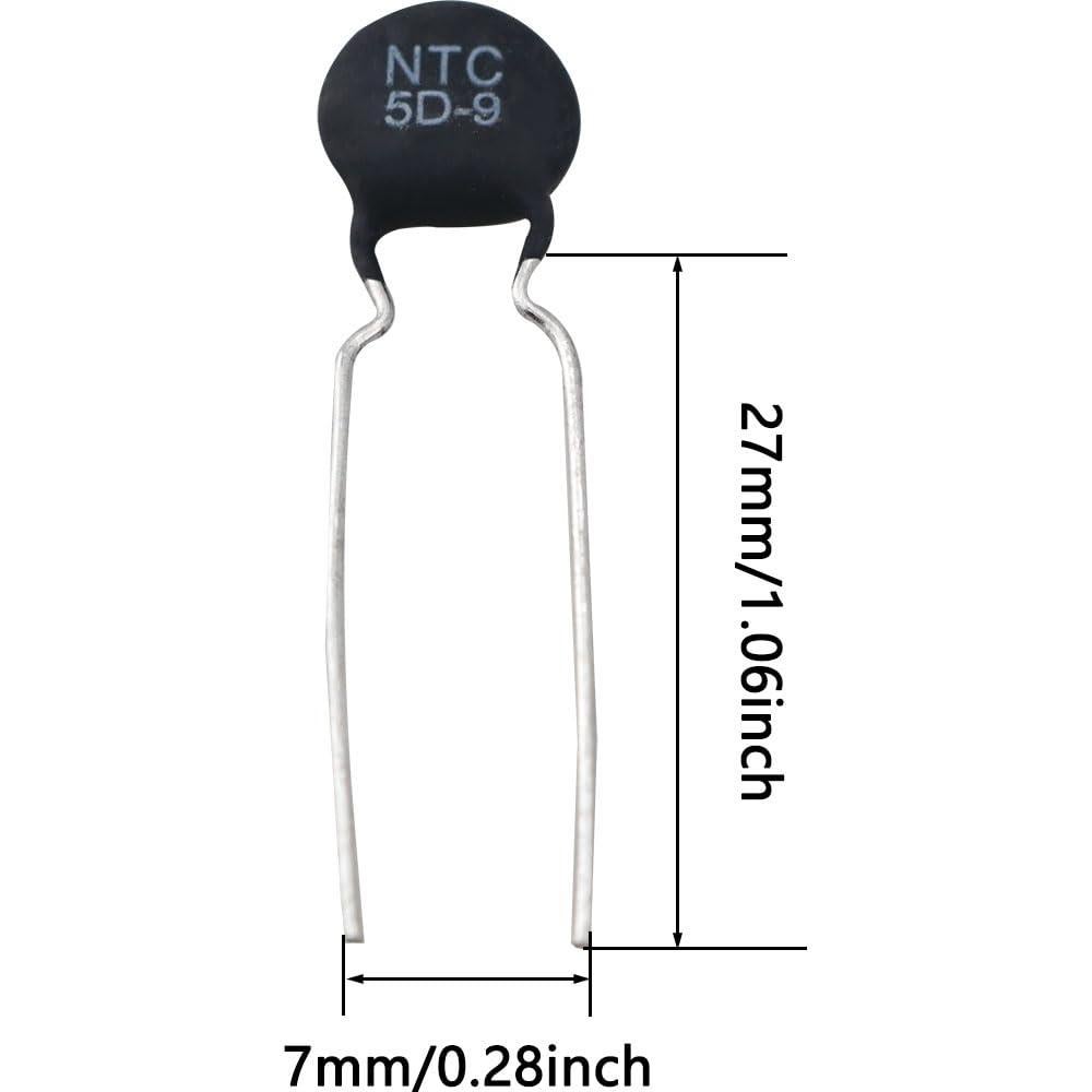 20 Termistores NTC 5D-9 5 Ohm para Control de Corriente