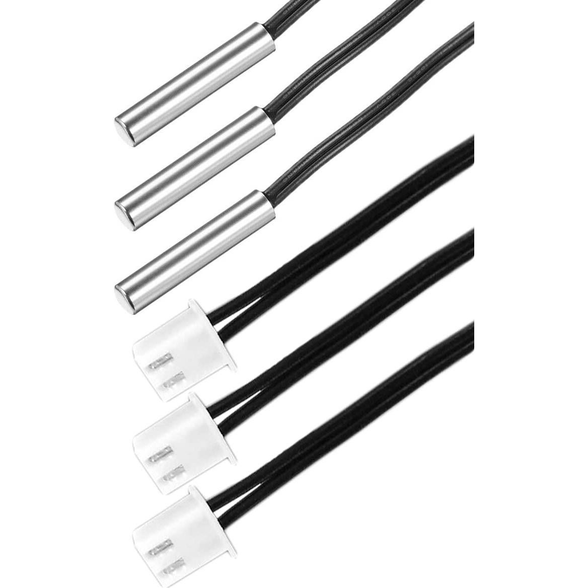 Termistor NTC 10K KOKISO Sensor de Temperatura 1m Acero Inoxidable