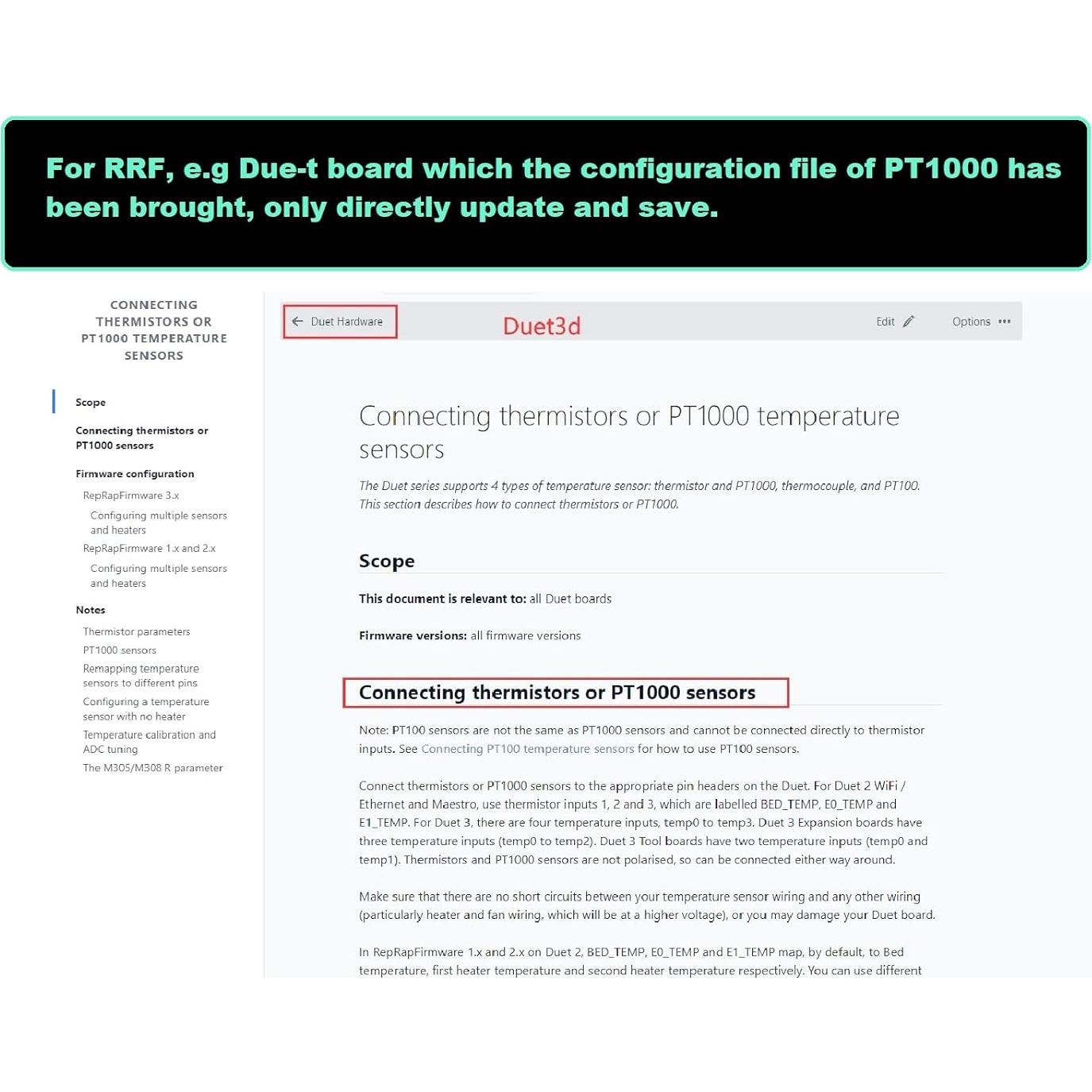 Sonda de Temperatura PT1000 Aimengda 1.5m para Impresora 3D