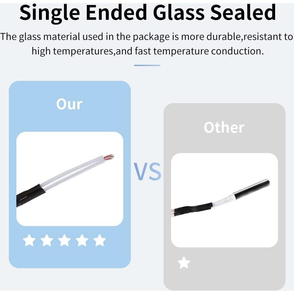 Termistor NTC100K Creality para Impresora 3D - Paquete de 5