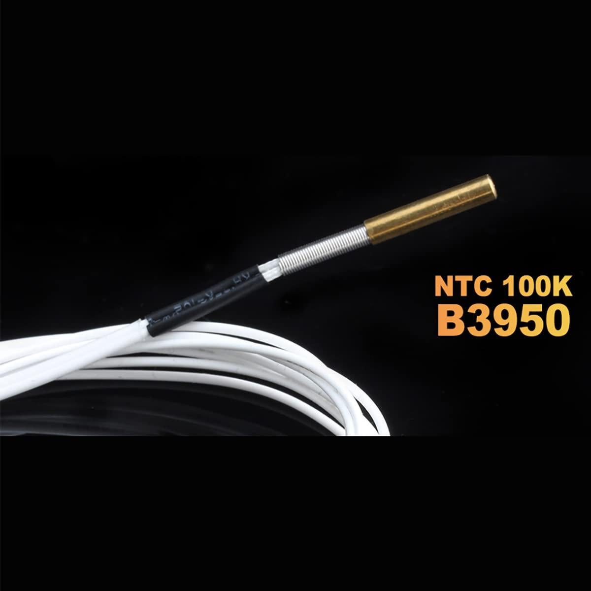 Paquete de 2 Termistores 100K B3950 POLISI3D para Impresora 3D