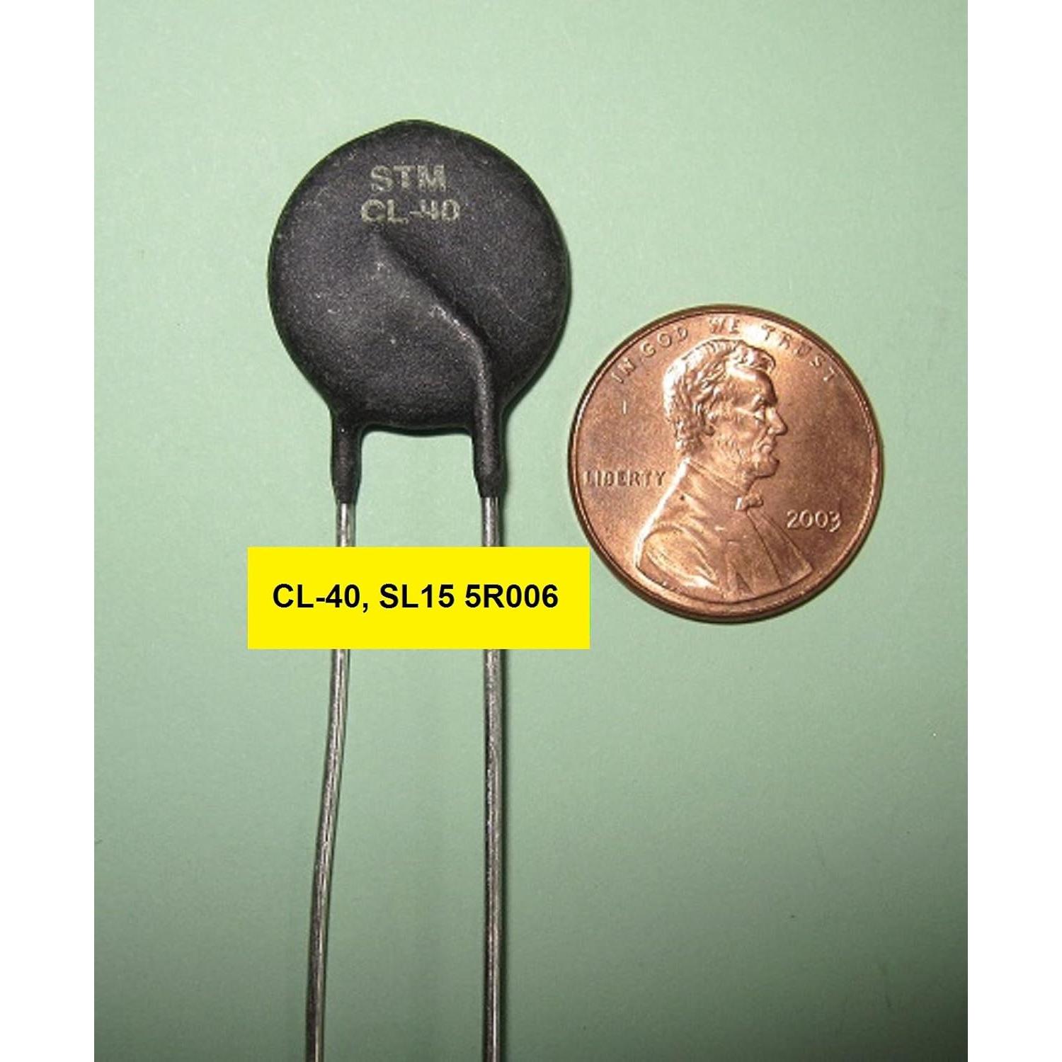 Termistor ICL Ametherm SL15 5R006 5 Ohm 6A Limitador Corriente