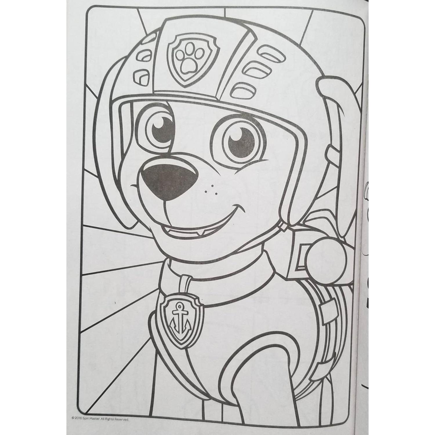 Libro para Colorear Paw Patrol - 96 Páginas Divertidas