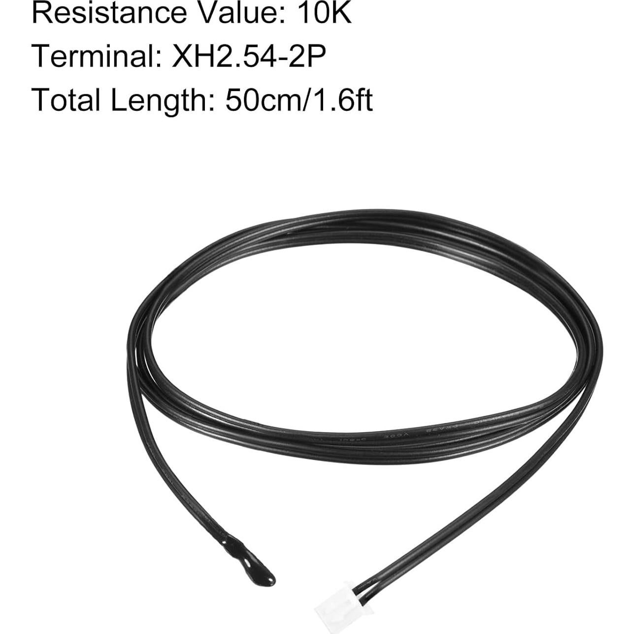 Sonda de Termistor NTC 10K 0.5m Impermeable Rebower