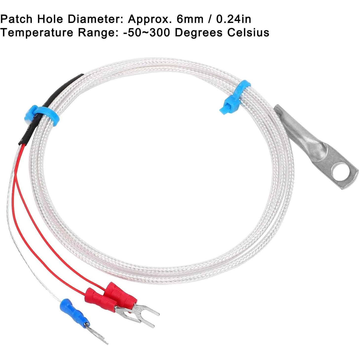 Sonda de Sensor de Temperatura PT100 Acero Inoxidable 3m