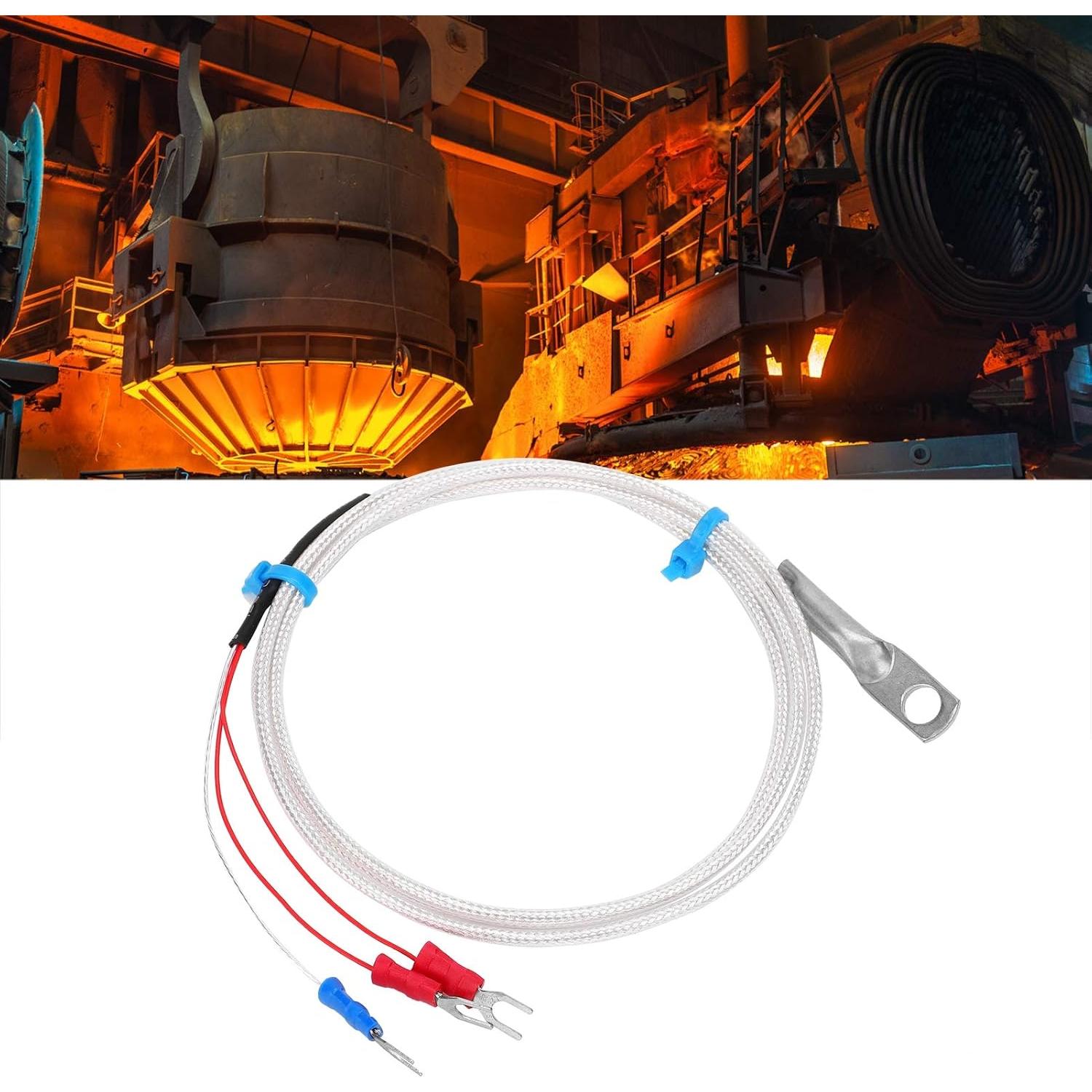 Sonda de Sensor de Temperatura PT100 Acero Inoxidable 3m