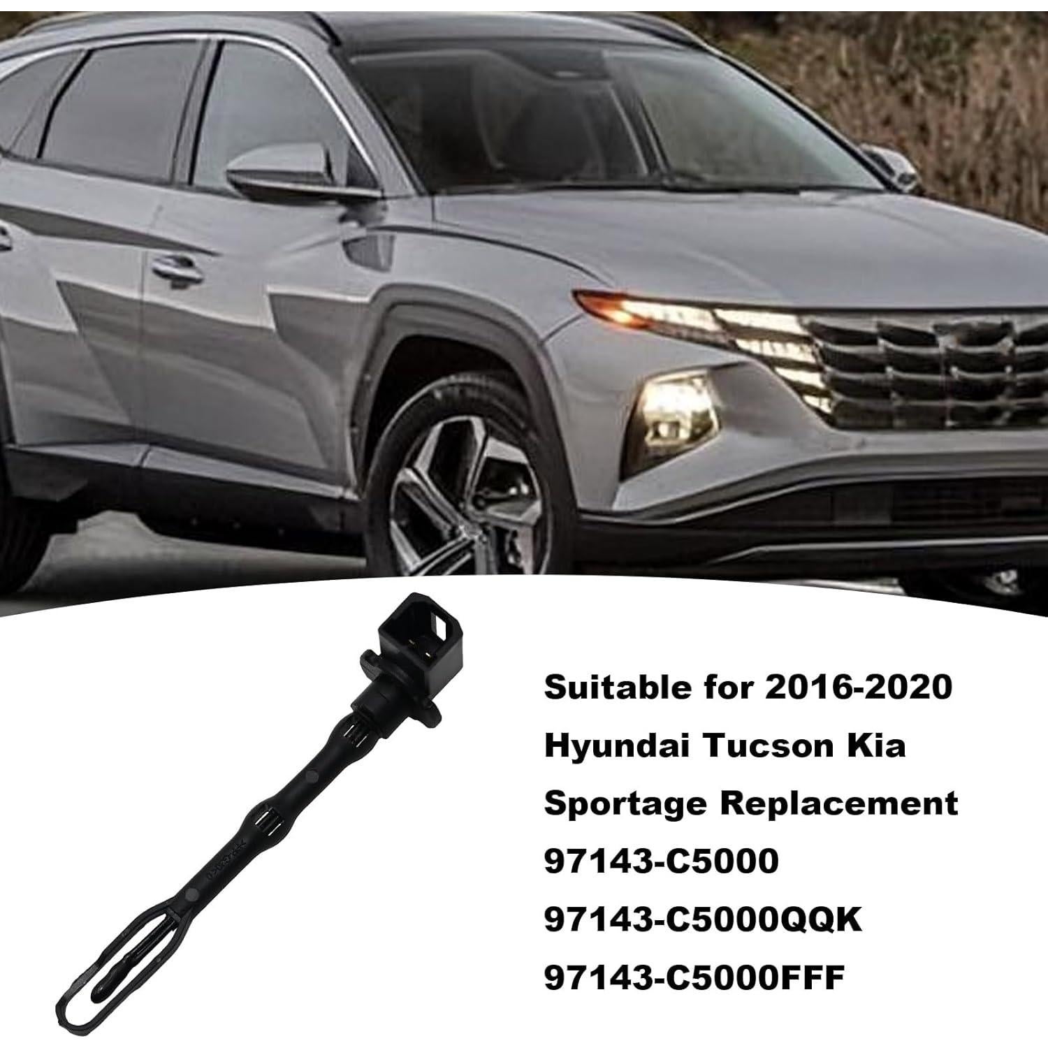 Termistor de Temperatura A/C Saihisday 97143-C5000 para Hyundai Tucson y Kia Sportage 2016-2020