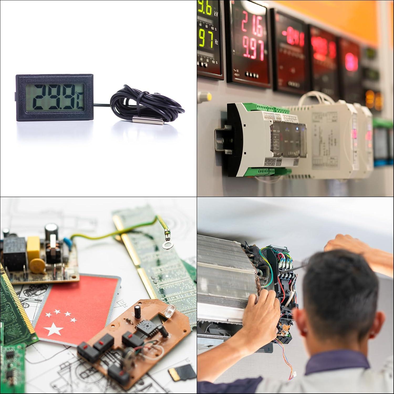 Sonda Térmica NTC 10K uxcell 50 cm para Termómetro Digital