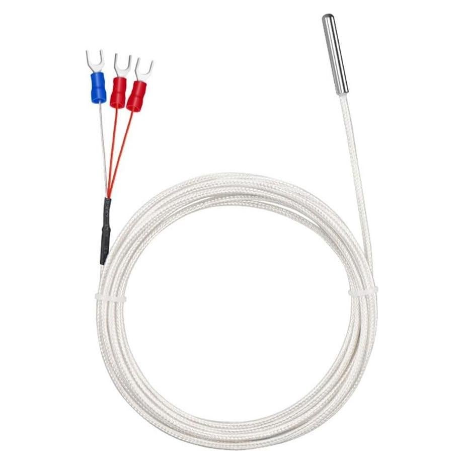 Sonda de Temperatura Pt100 CRIDENG 4m Acero Inoxidable -50°C a 450°C