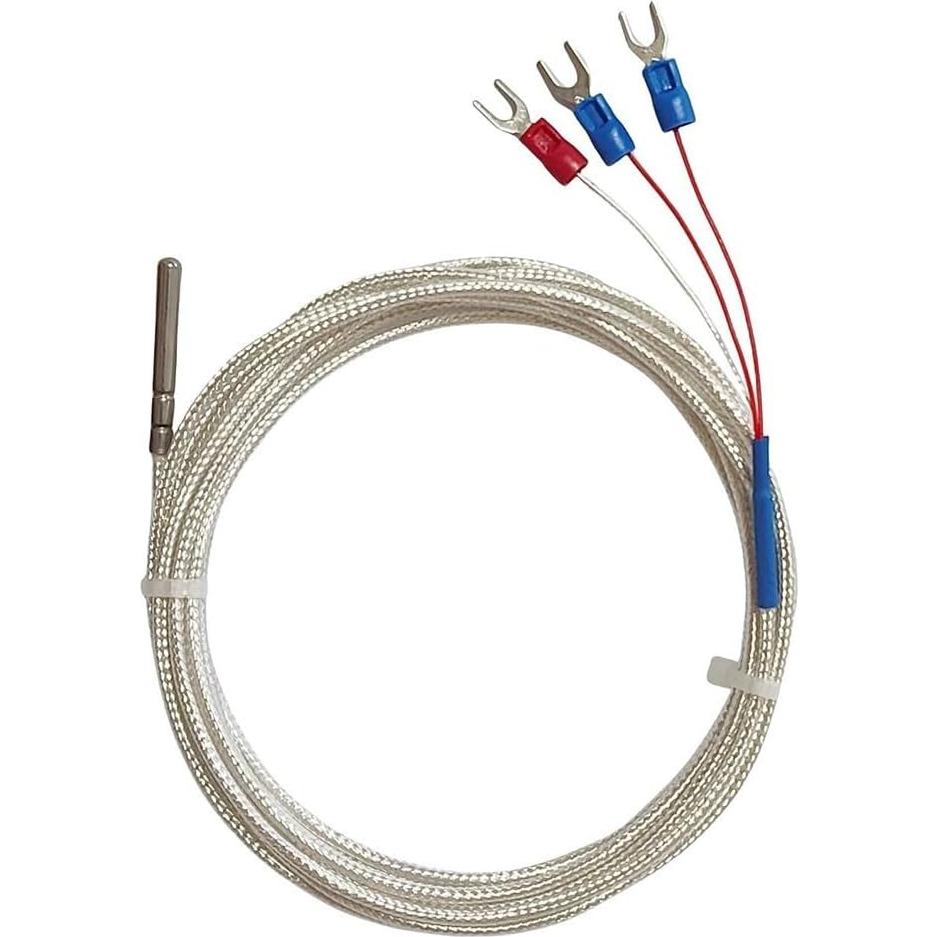 Sonda de Temperatura Pt100 CRIDENG 4m Acero Inoxidable -50°C a 450°C