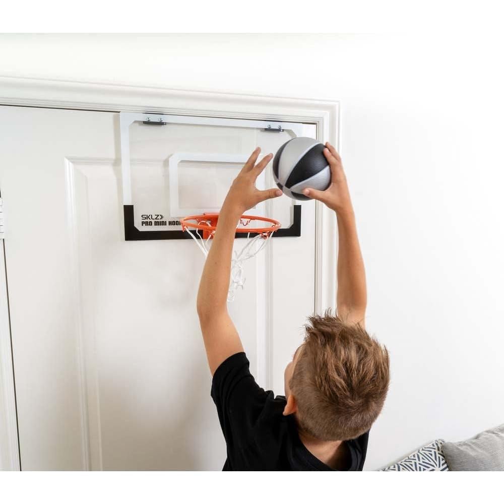 Balón de Foam SKLZ Pro Mini Hoop 12.7 cm Negro Plata