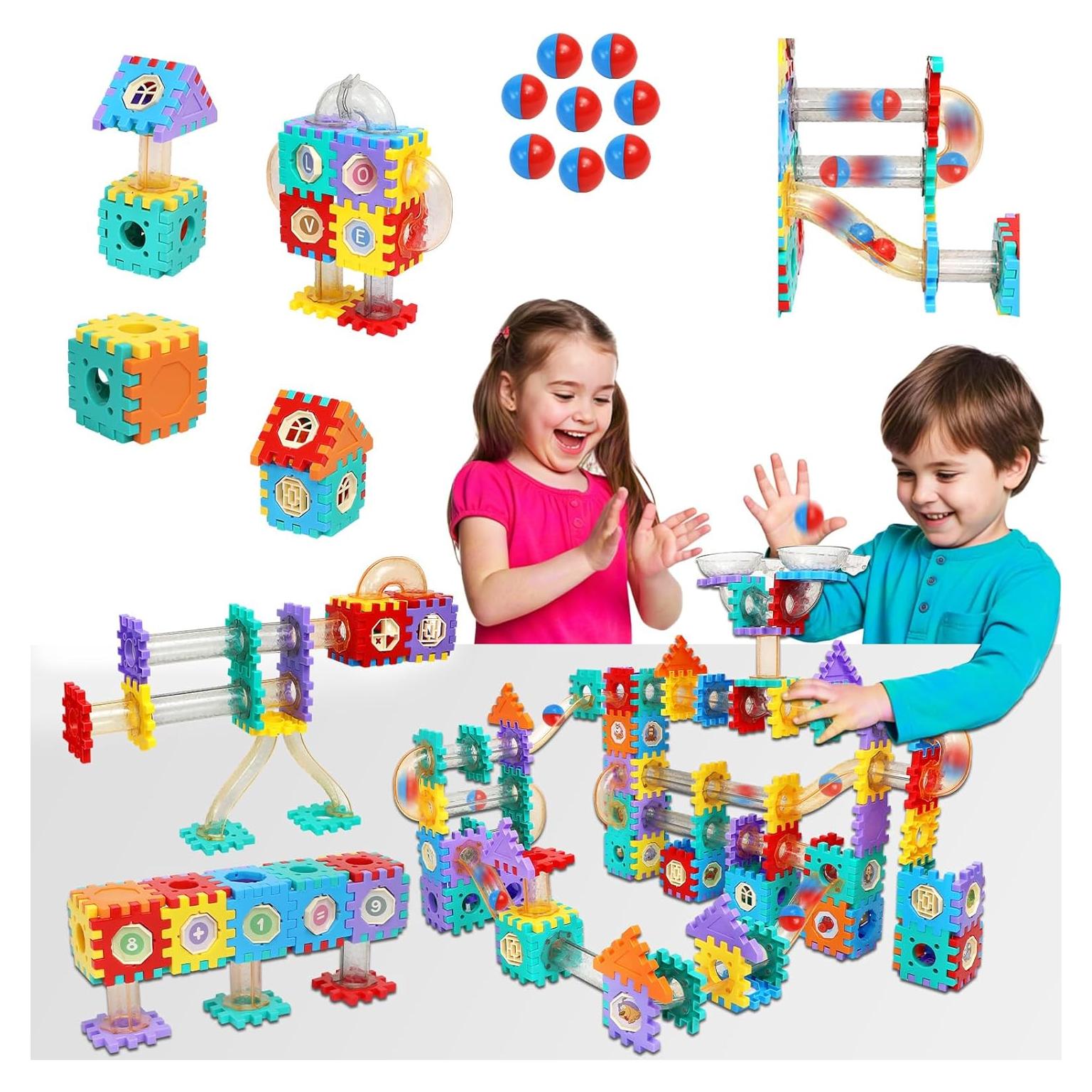 Juguete de Aprendizaje STEM AOSITE 234 Piezas Canicas 4-10 Años