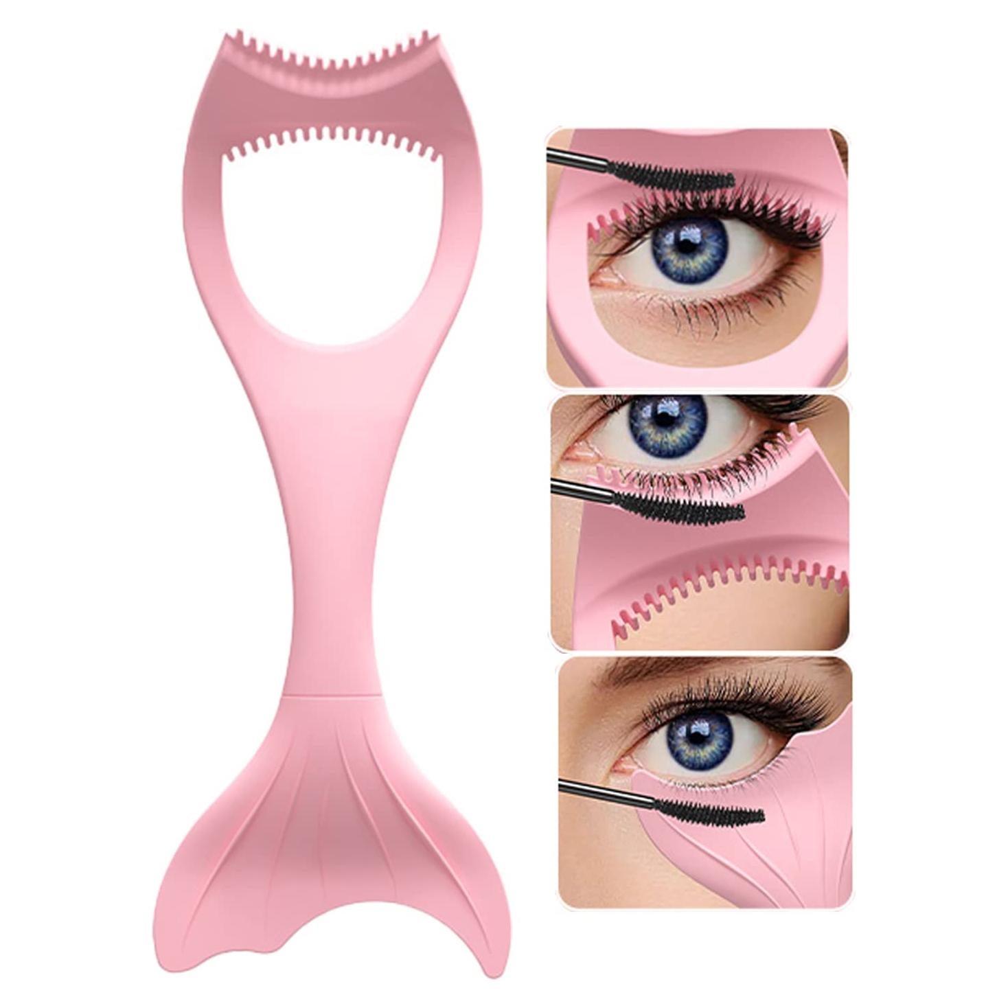 Guardia de Máscara Donano Rosa, Peine Pestañas 3 en 1