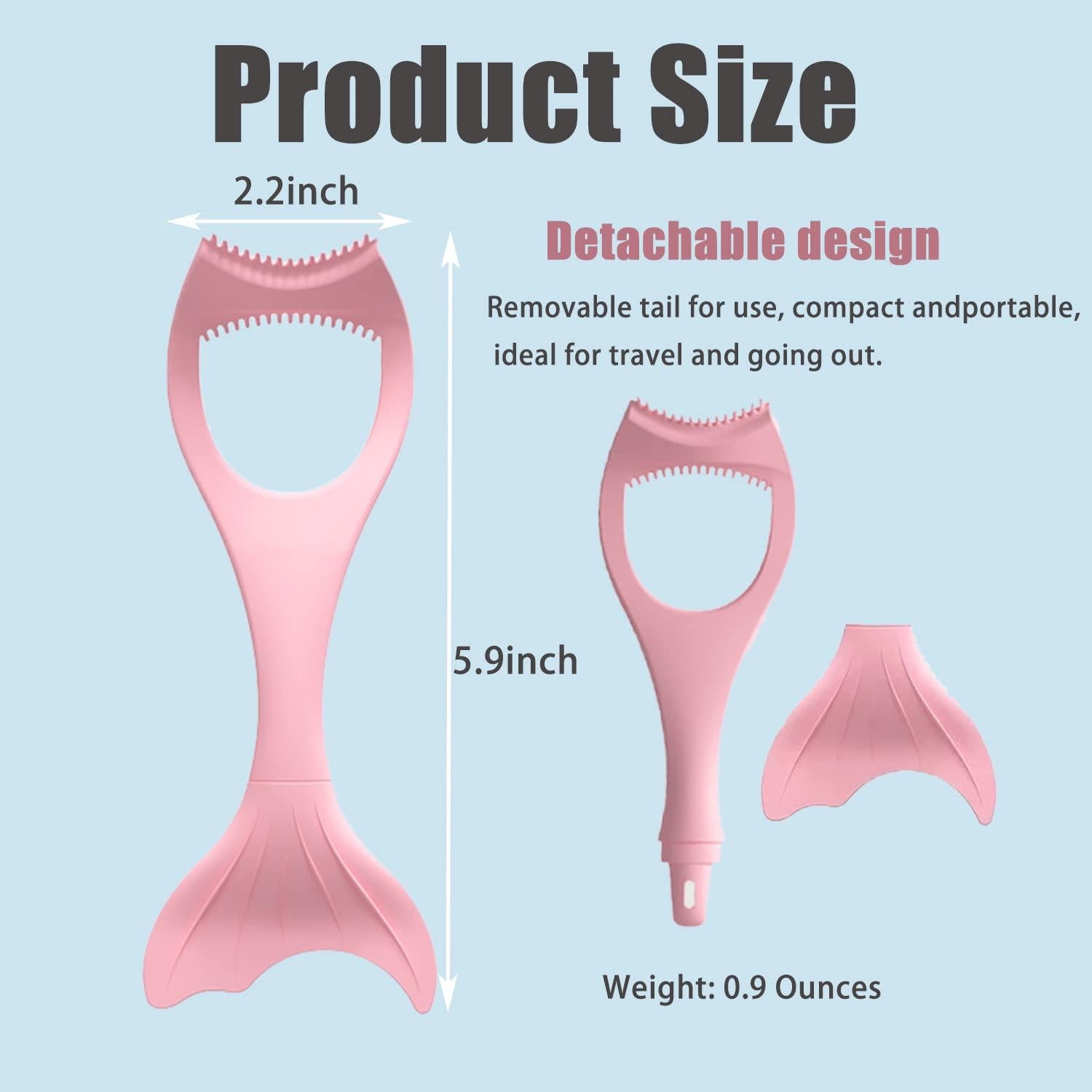 Guardia de Máscara Donano Rosa, Peine Pestañas 3 en 1