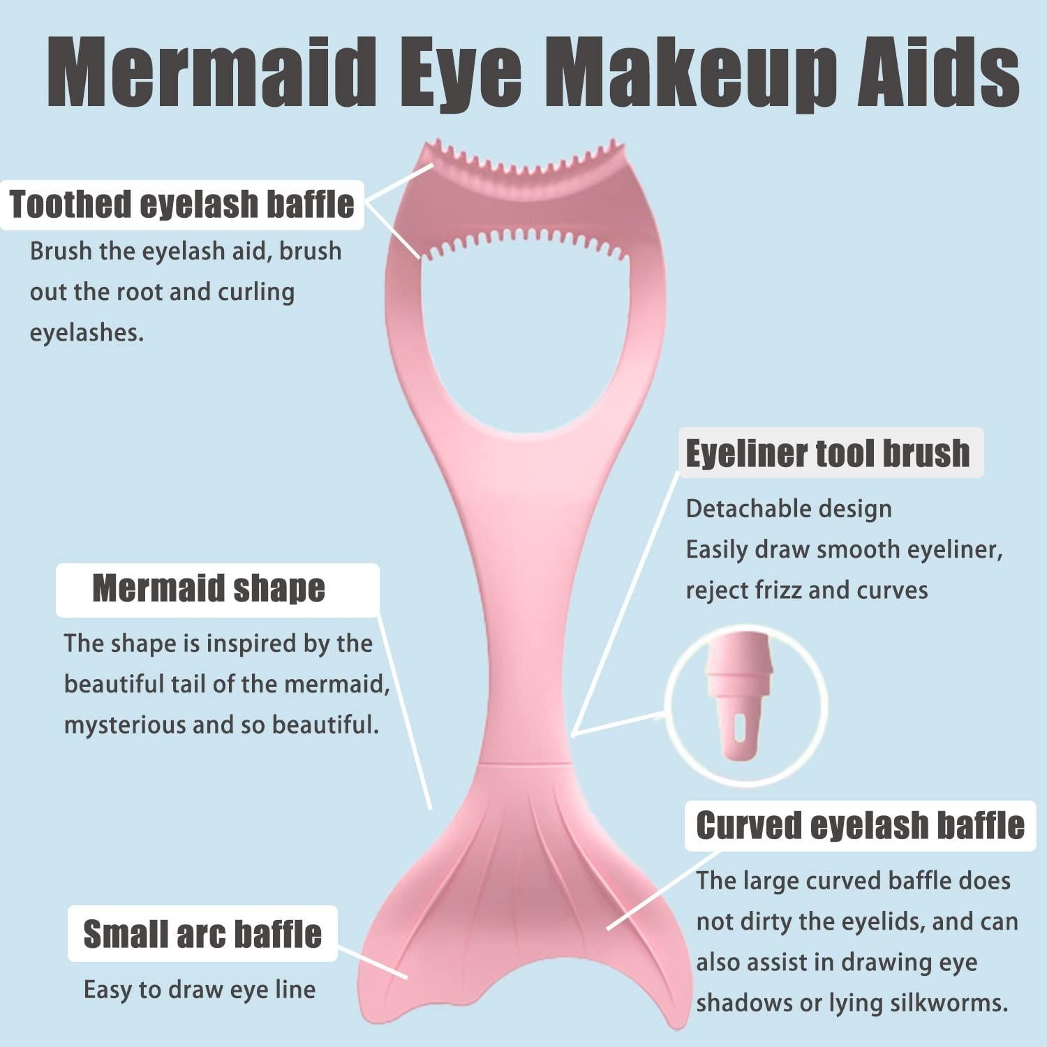 Guardia de Máscara Donano Rosa, Peine Pestañas 3 en 1