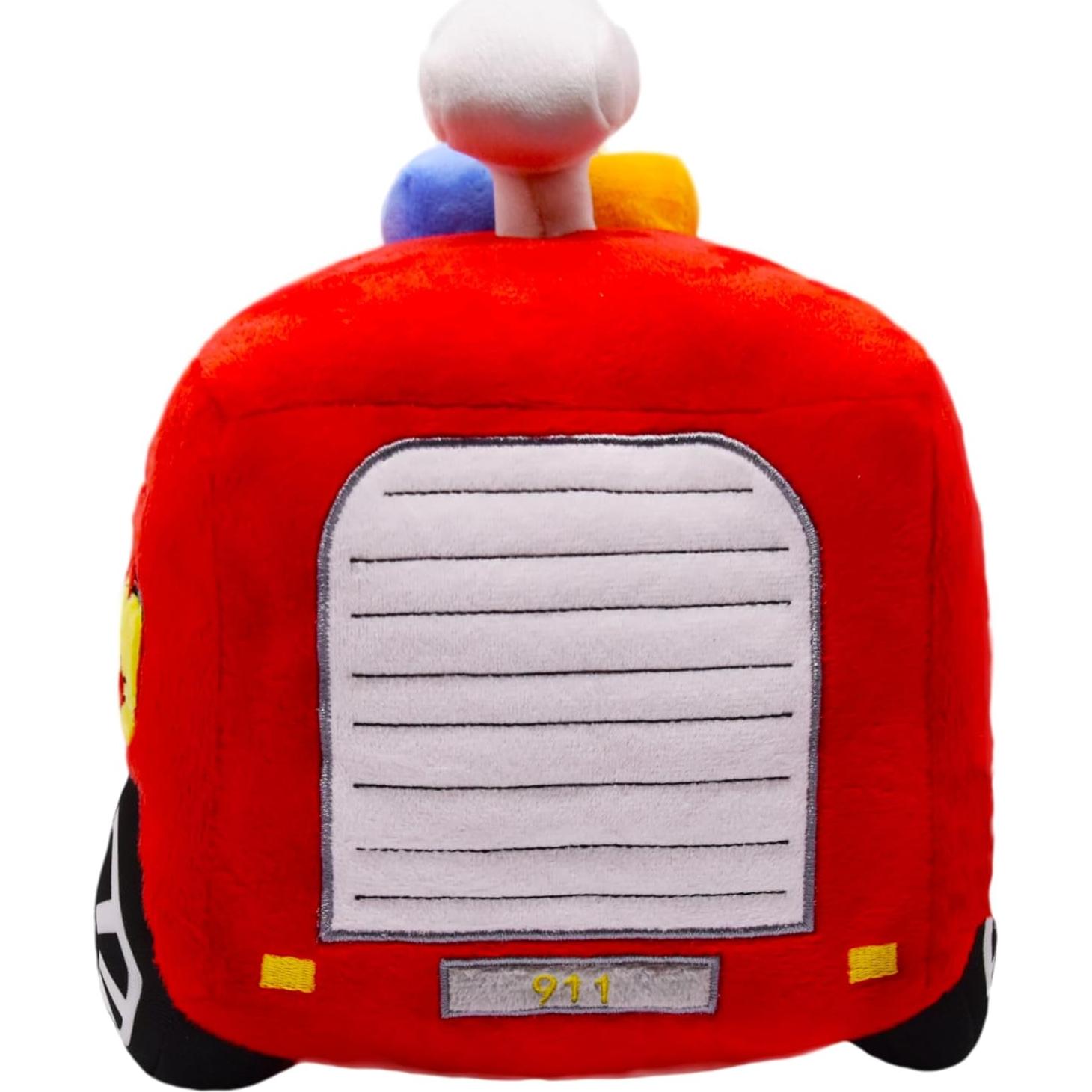 Camión de Bomberos de Peluche BABOLI 25 cm Suave y Seguro