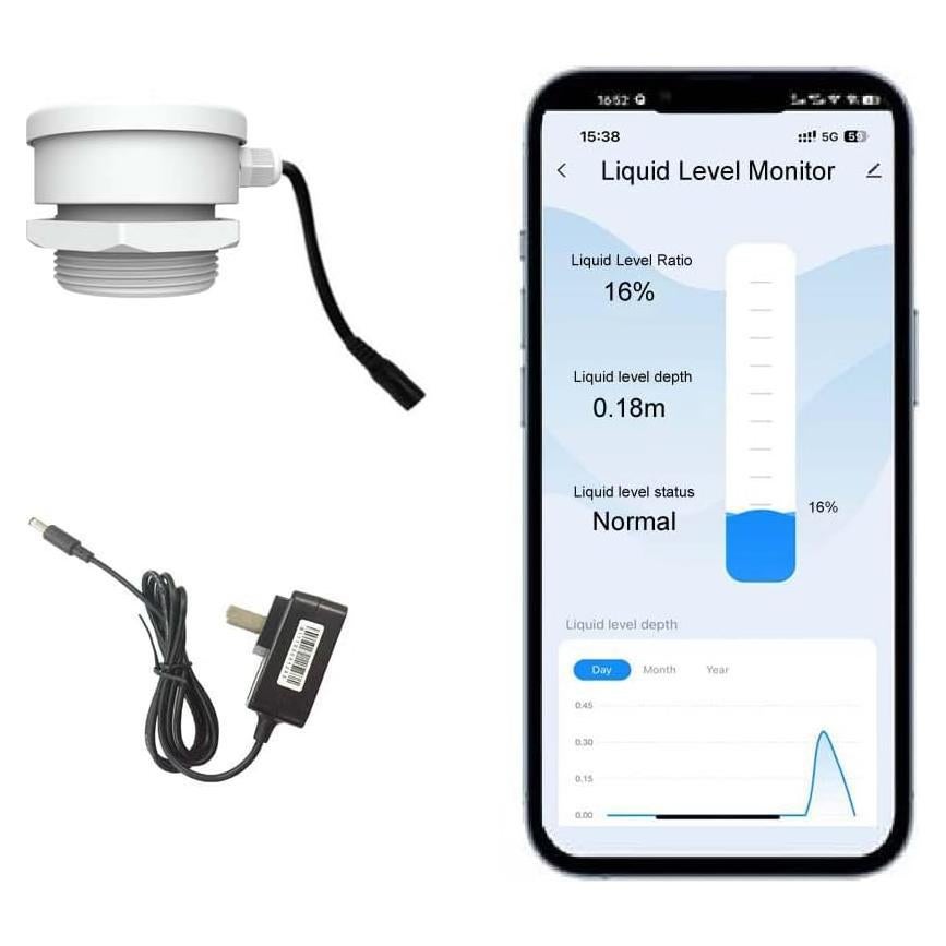 Sensor de Nivel de Tanque EPTTECH Smart TLC2206 WiFi Ultrasonido