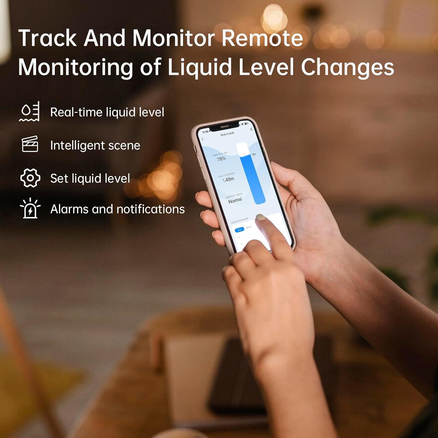 Sensor de Nivel de Tanque EPTTECH Smart TLC2206 WiFi Ultrasonido