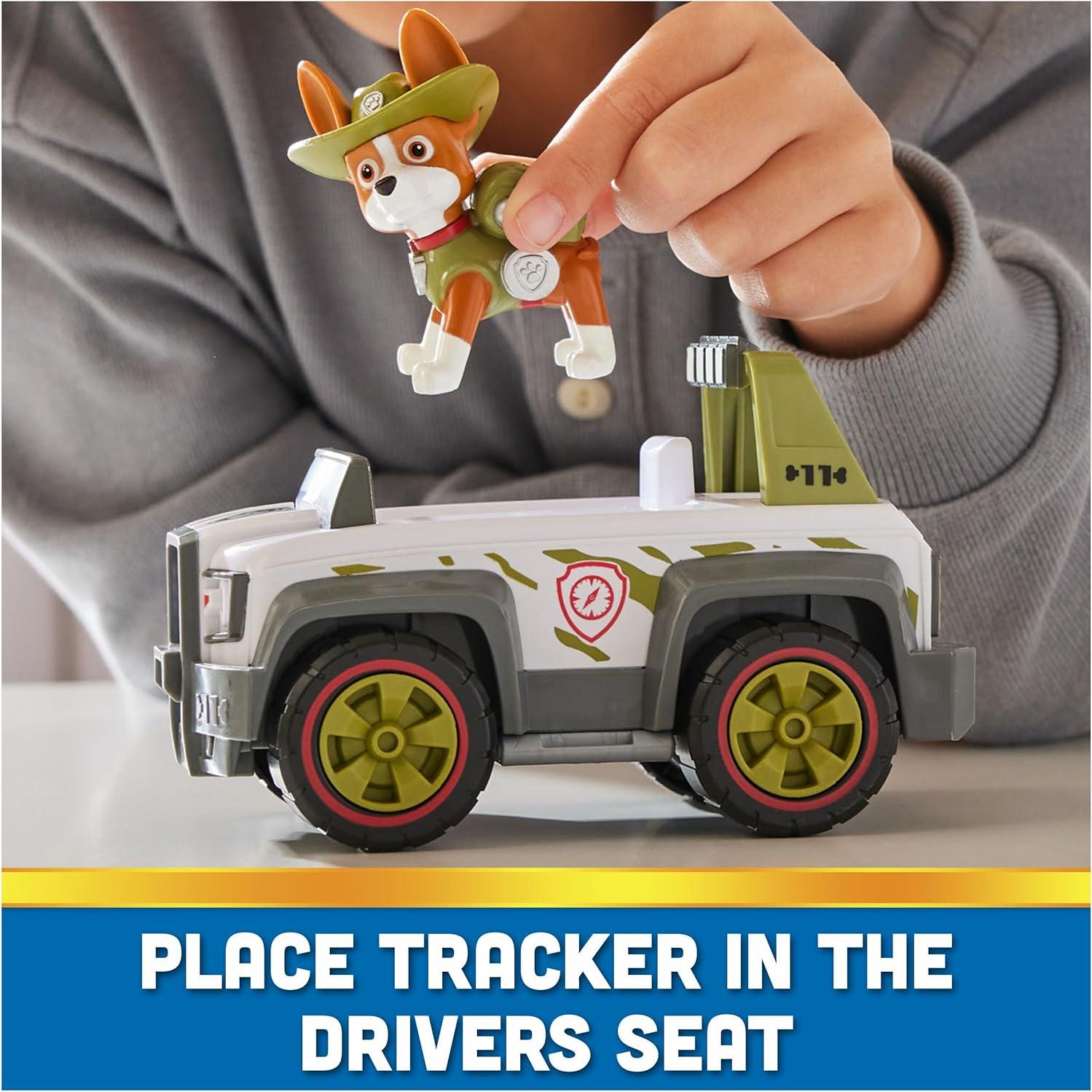 Tracker’s Jungle Cruiser, Toy Truck with Collectible Action Figure, Sustainably Minded Kids Toys for Boys & Girls Ages 3 and Up