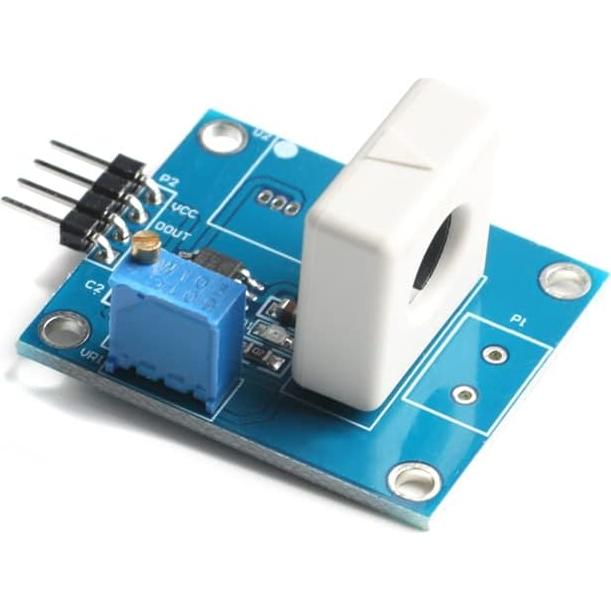 Sensor de Corriente Hall JESSINIE WCS1800 35A con Luz Indicadora