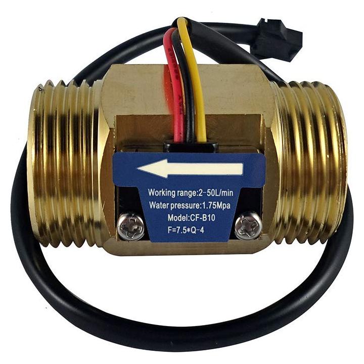Sensor de Flujo de Agua SENSTREE G1 de Bronce 2-50L/min