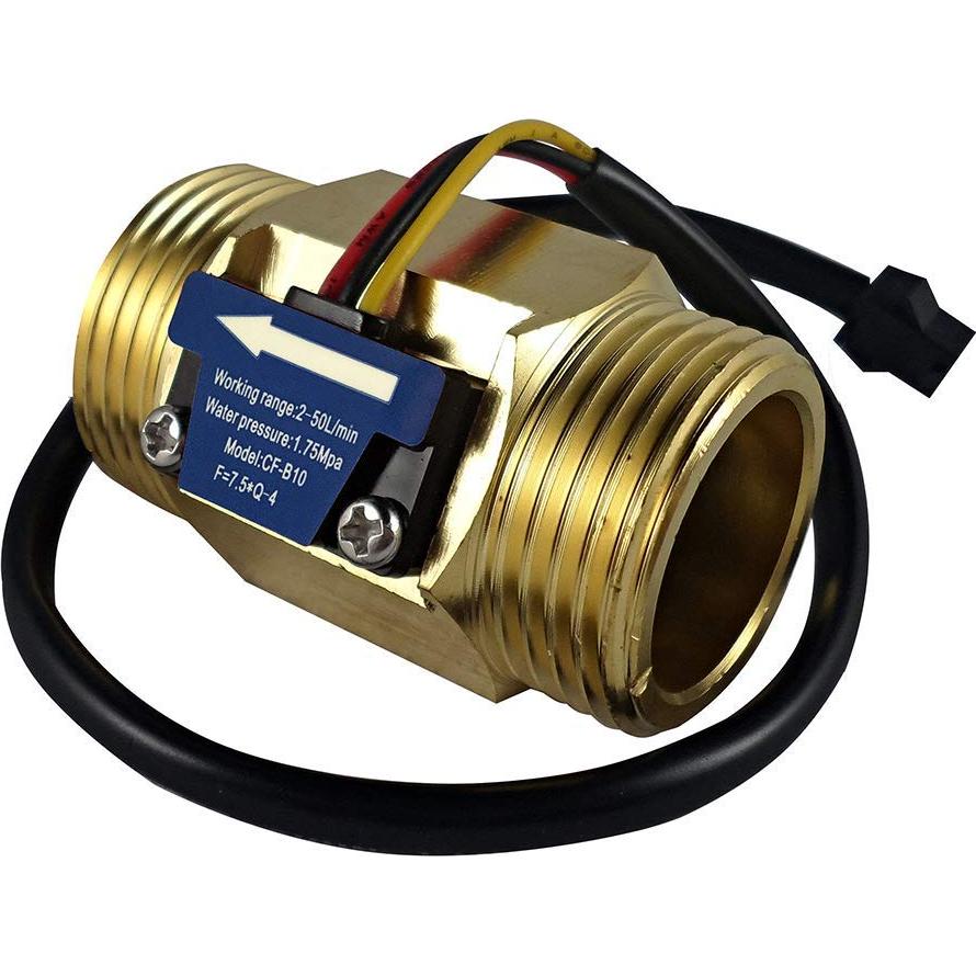 Sensor de Flujo de Agua SENSTREE G1 de Bronce 2-50L/min