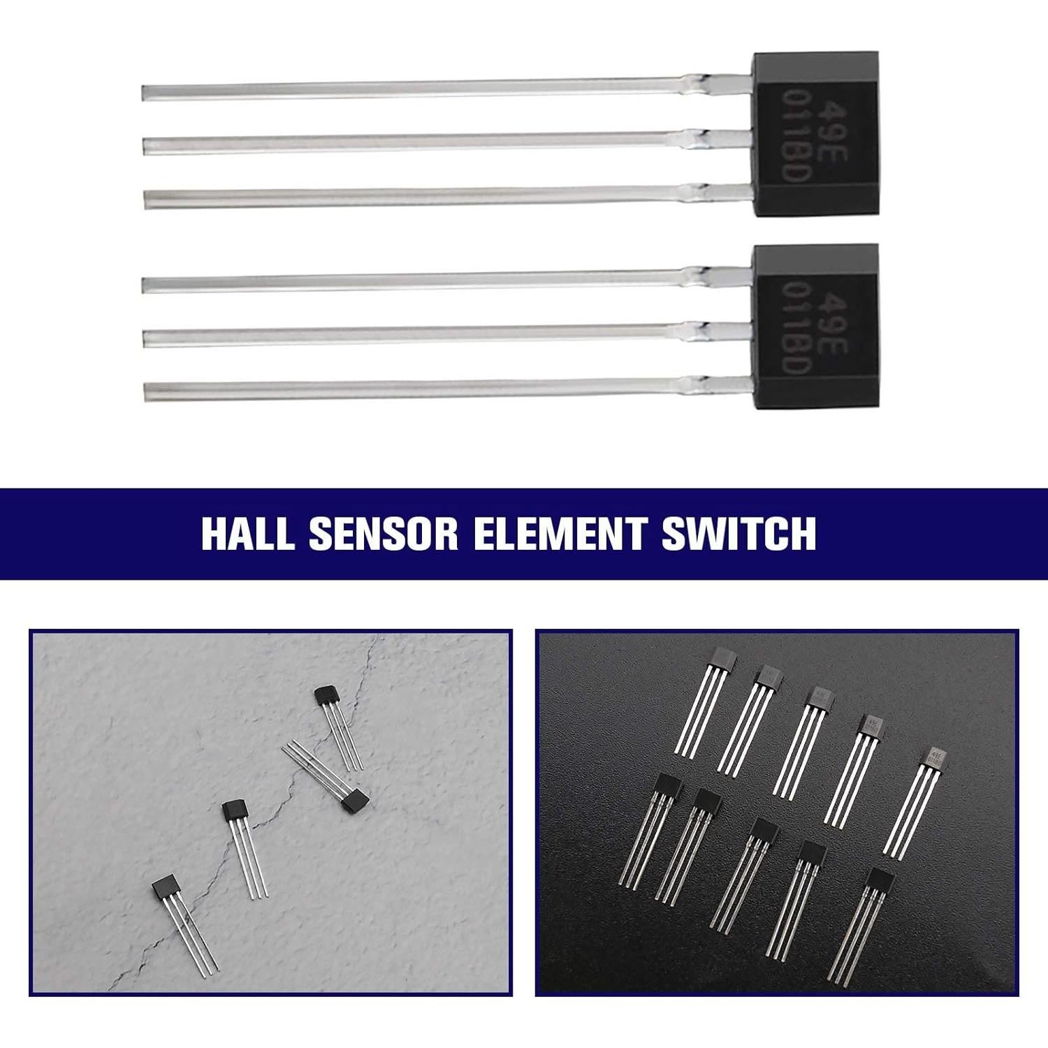 20 Pcs Sensores de Efecto Hall Lineales SING F LTD 49E