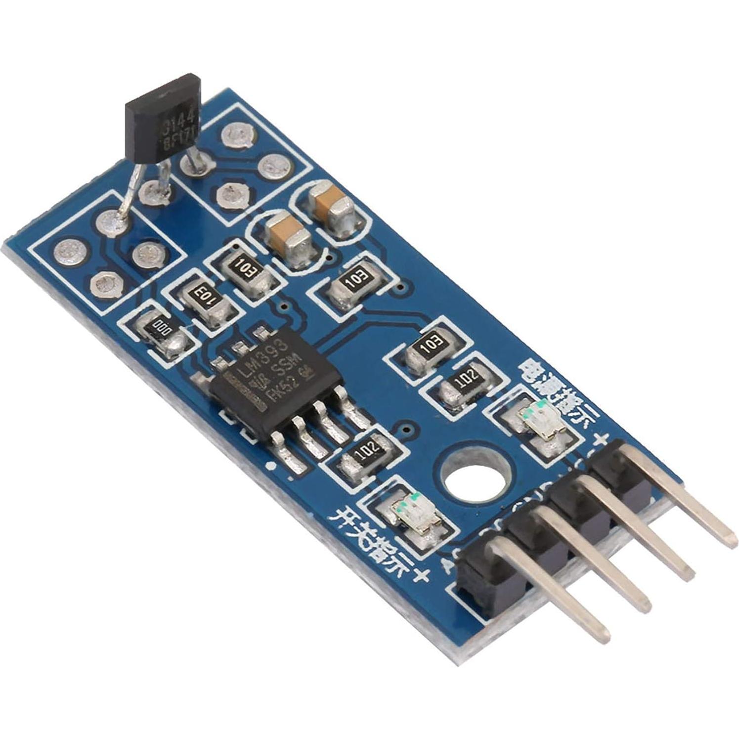 5 Piezas Sensor de Efecto Hall 3144E Walfront 3.3V