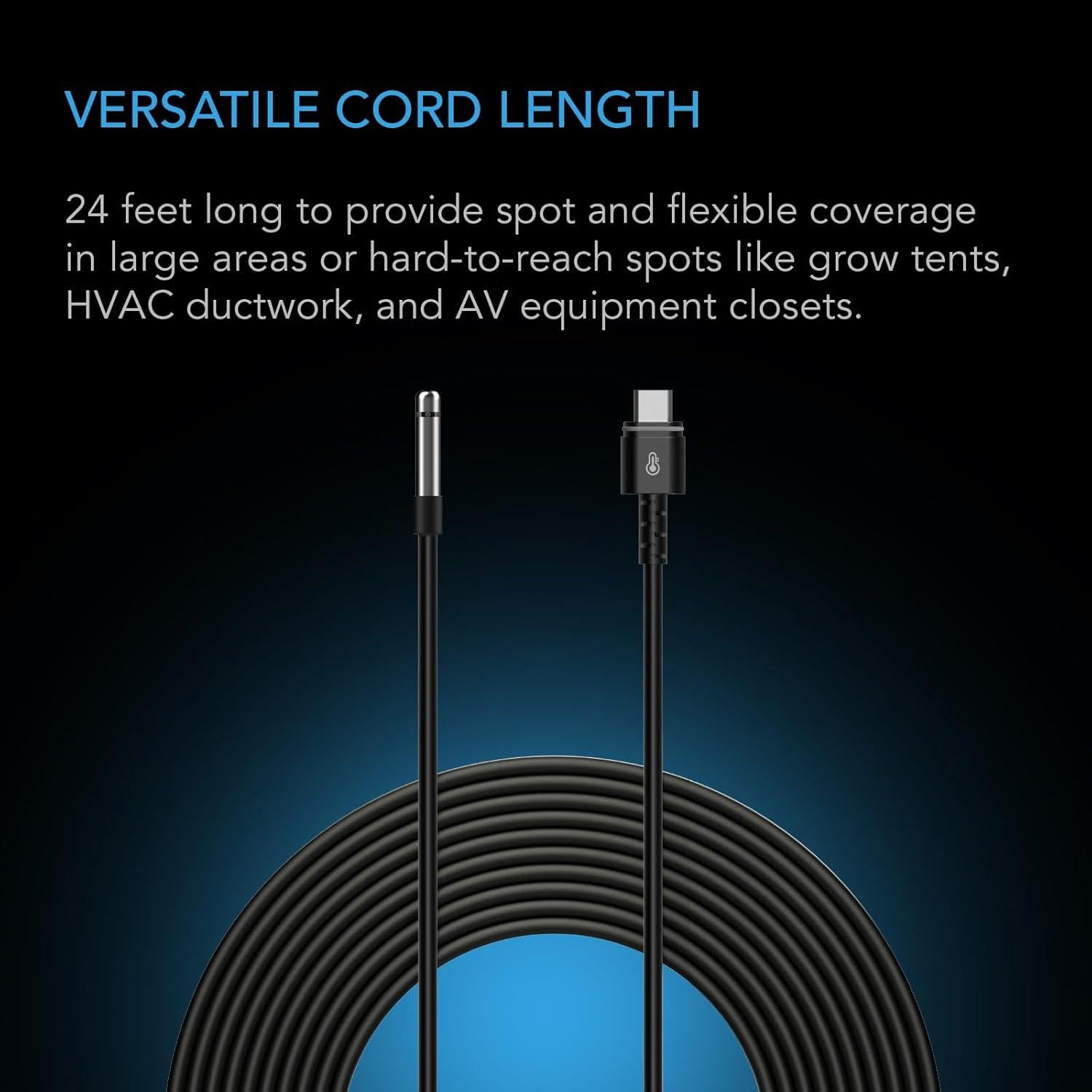 Sonda de Controlador AC Infinity AI+ 6.1m Temperatura y Humedad