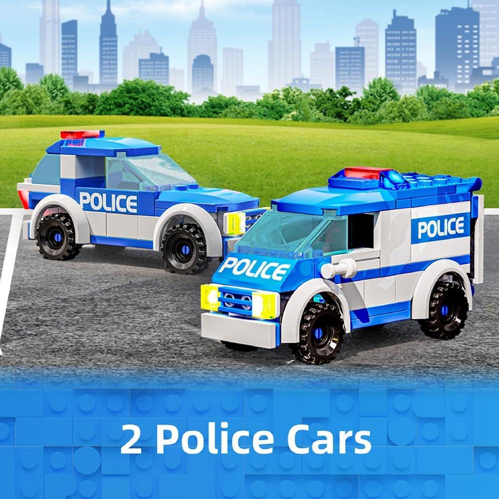 MindBox Set de Construcción Estación de Policía 570 Piezas