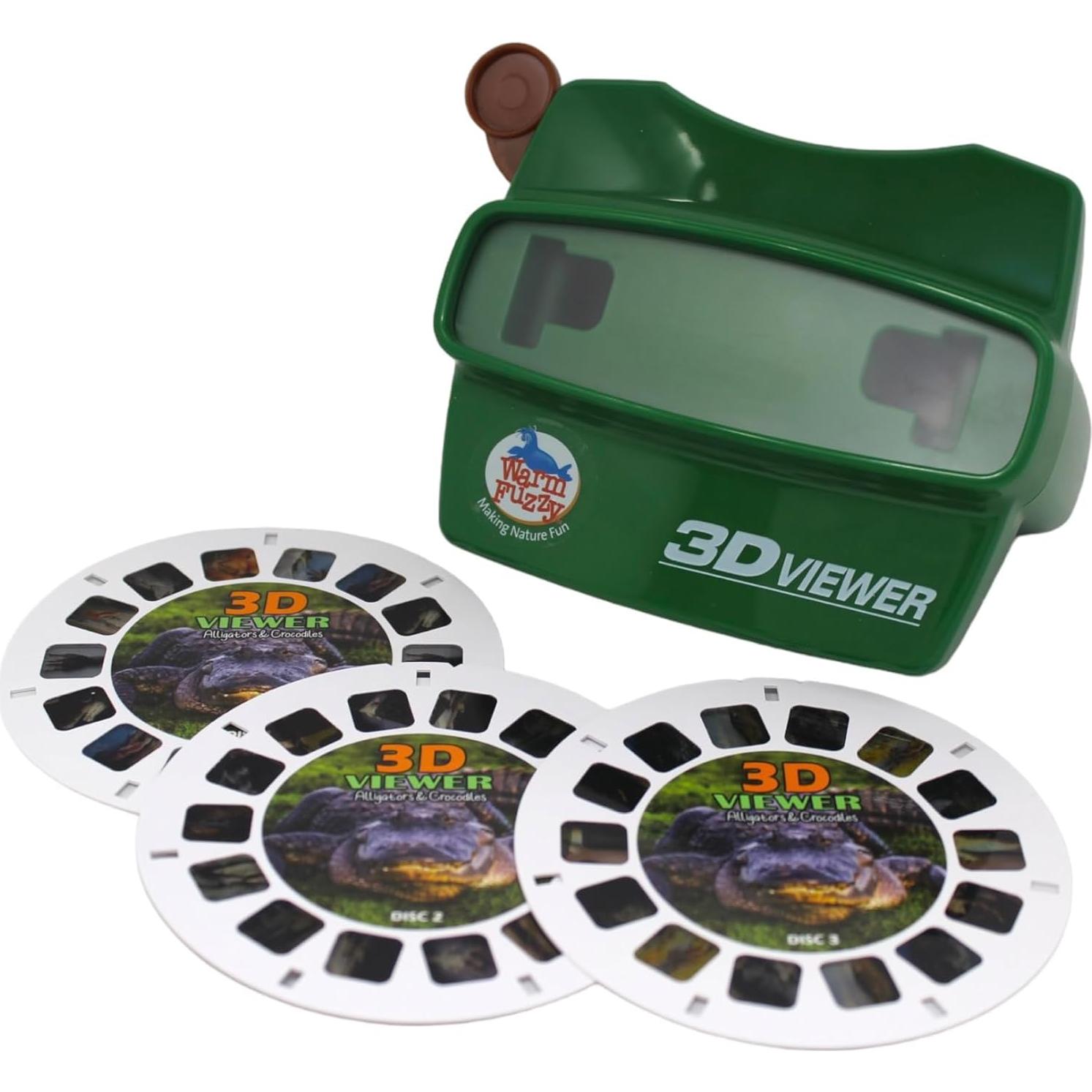 Visor 3D Cocodrilo WARM FUZZY Juguetes - 21 Imágenes 3D