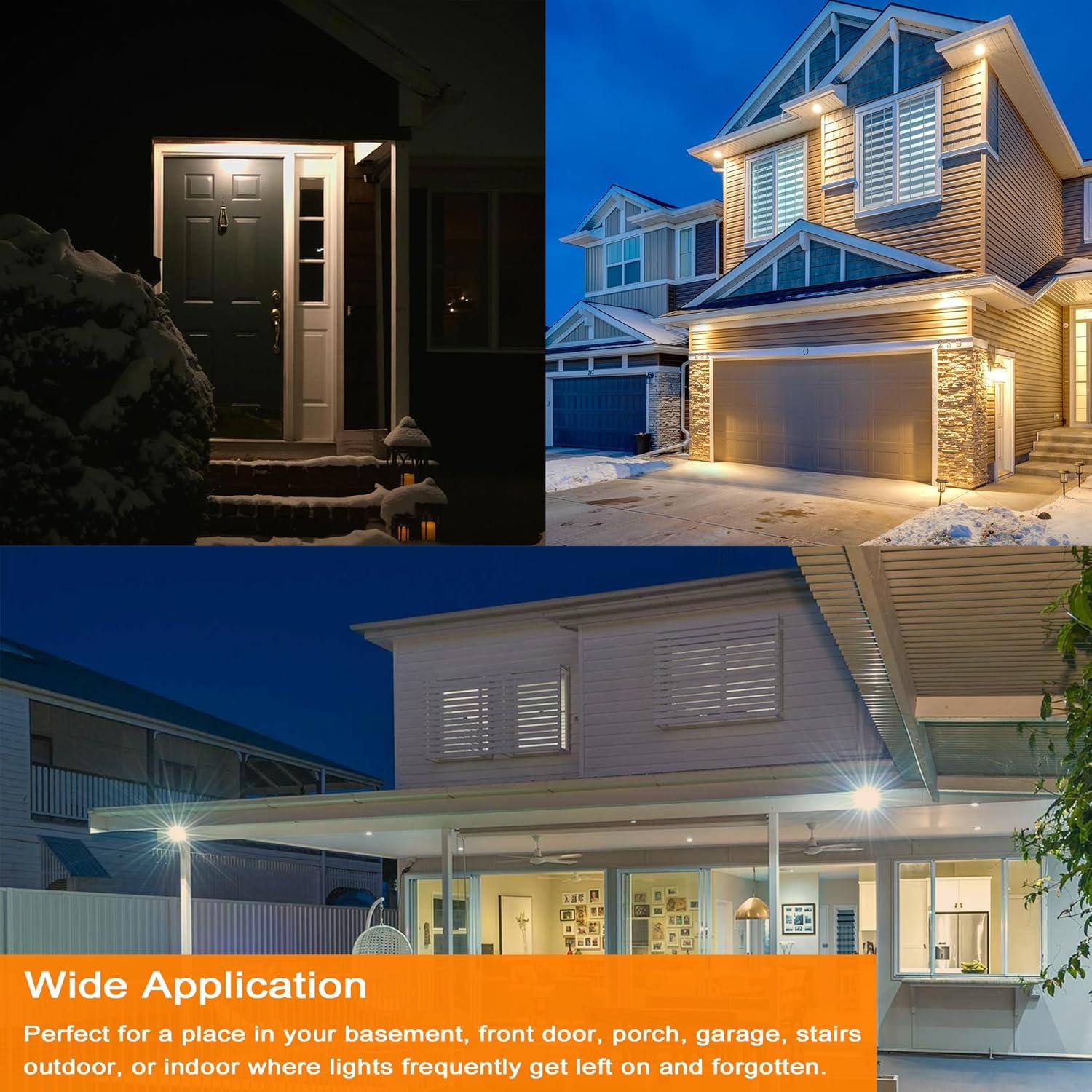 Bombillas LED con Sensor de Movimiento Greenic A19 9W 3000K (2 Pcs)