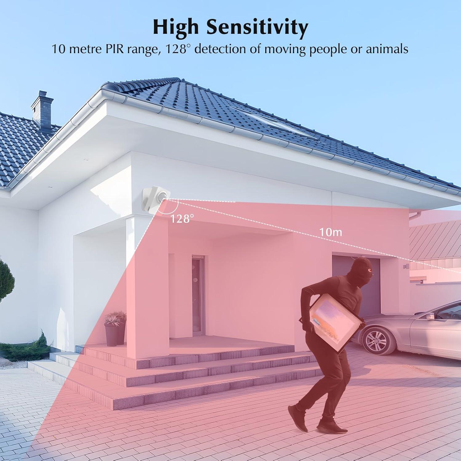 Sensor de Movimiento Infrarrojo WiFi Yasorn YSAG095 10m