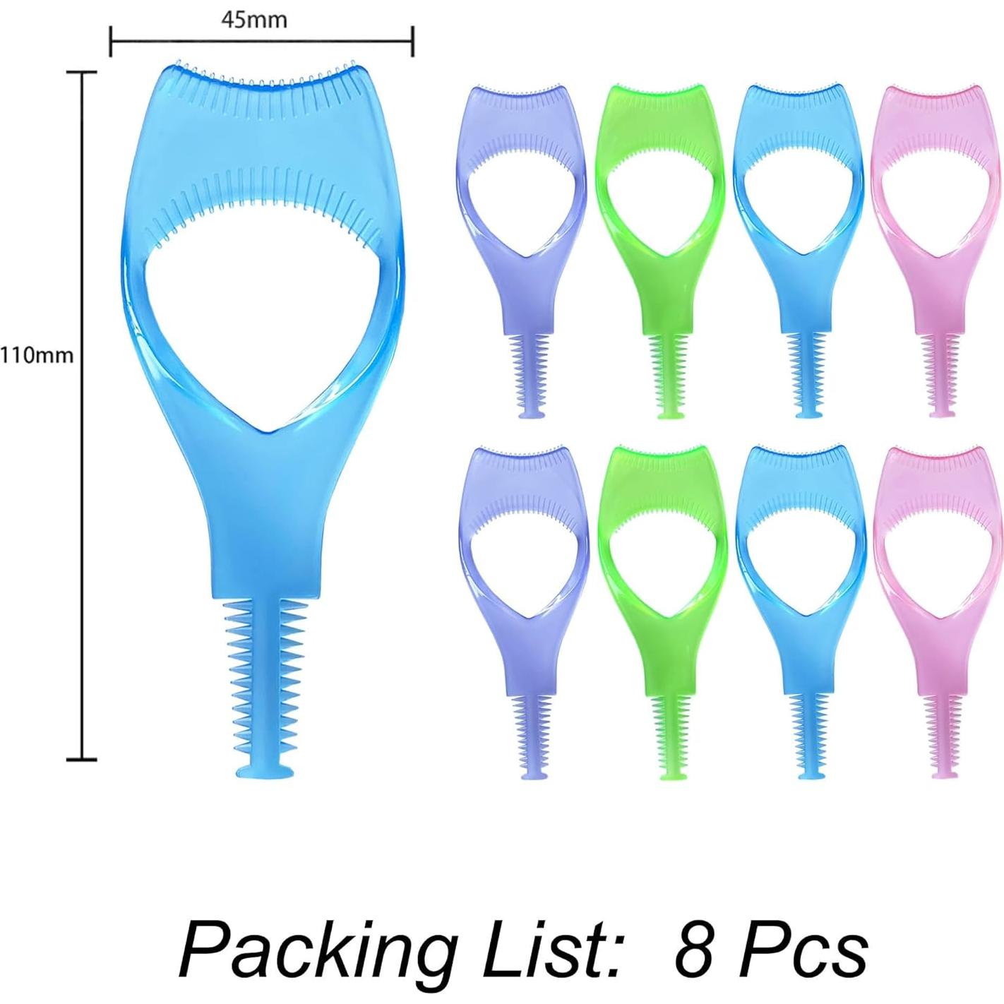 8 Piezas Escudo de Máscara Lash Buddy - Aplicador y Peine