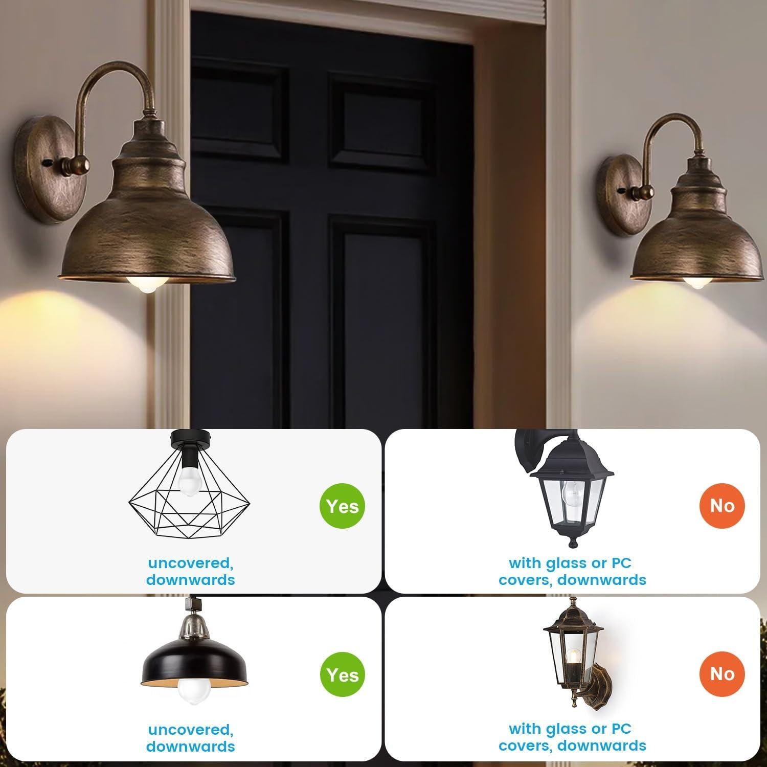 Bombillas LED Aovpex con Sensor de Movimiento 13W 1100lm 2700K