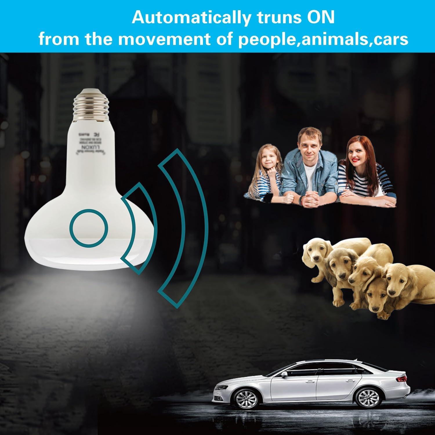 Bombilla LED LUXON 15W con Sensor de Movimiento Radar Dusk to Dawn