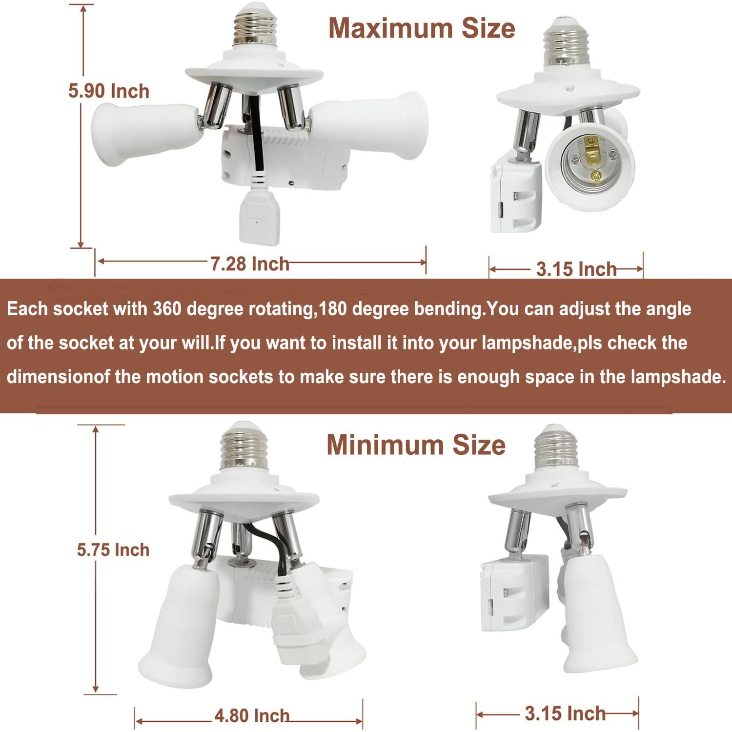 Portalámparas con Sensor de Movimiento Radar Taigeguang E26/E27