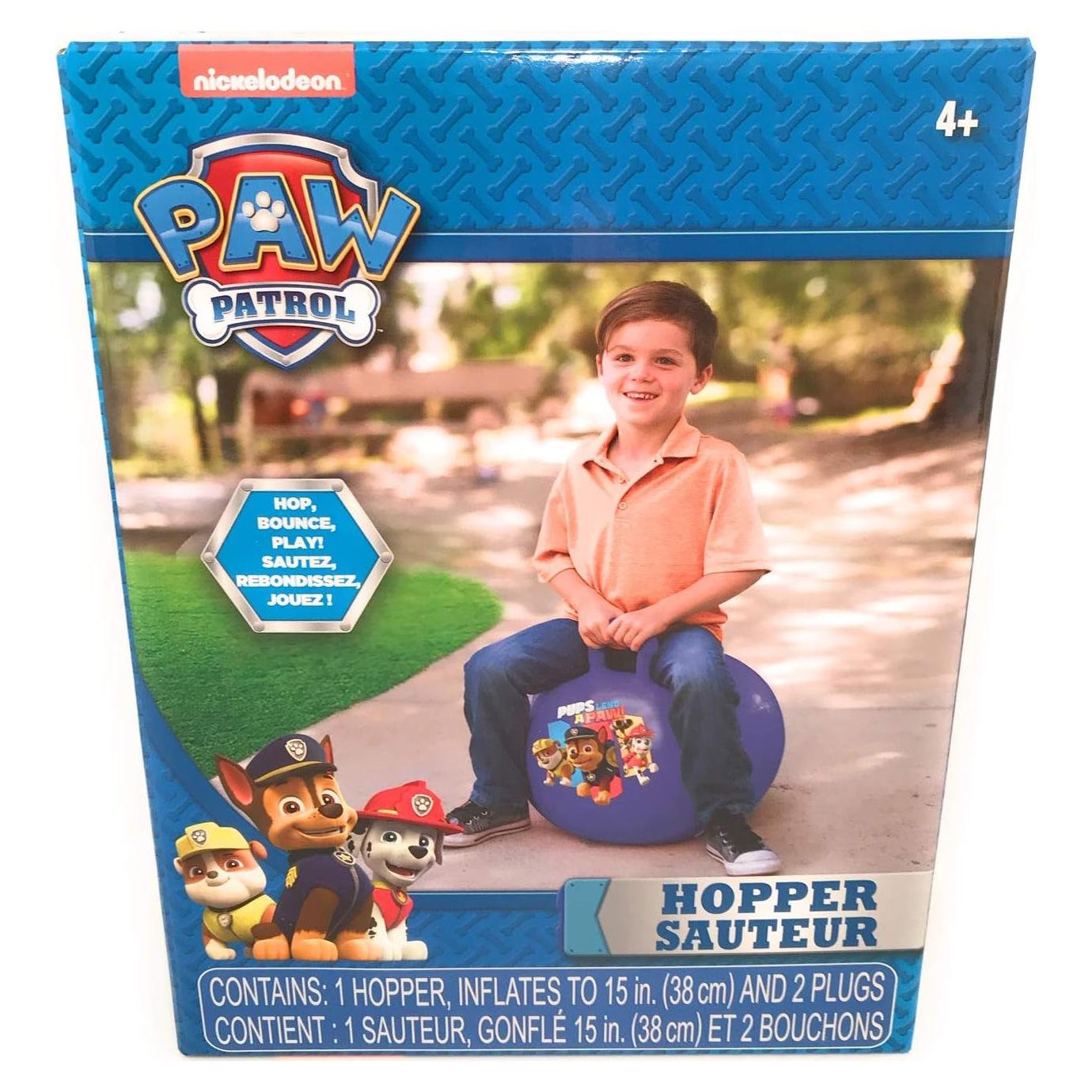 Pelota Saltarina Paw Patrol 15 cm Inflable Azul