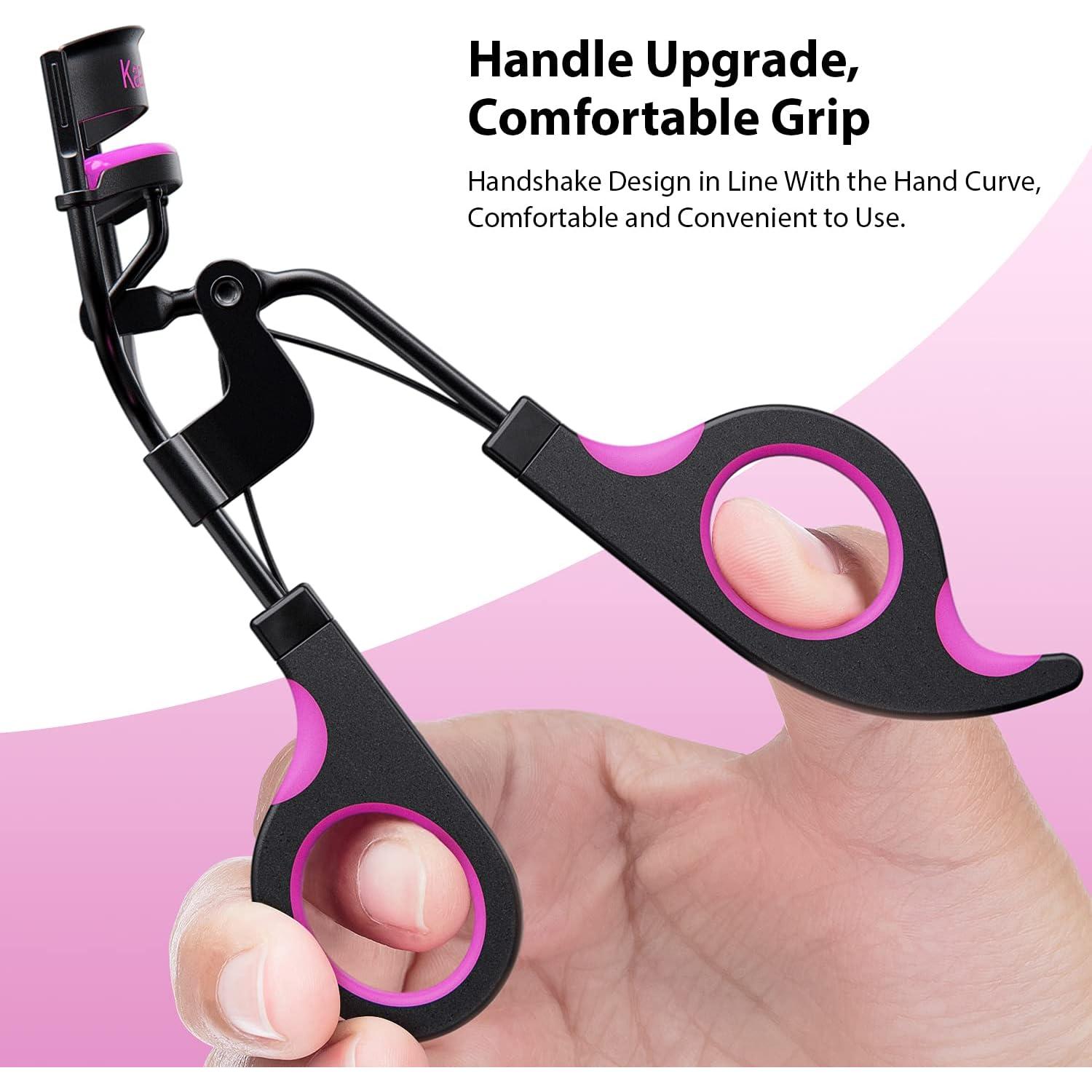 Rizador de Pestañas Kaasage KM02 con 5 Almohadillas Silicona