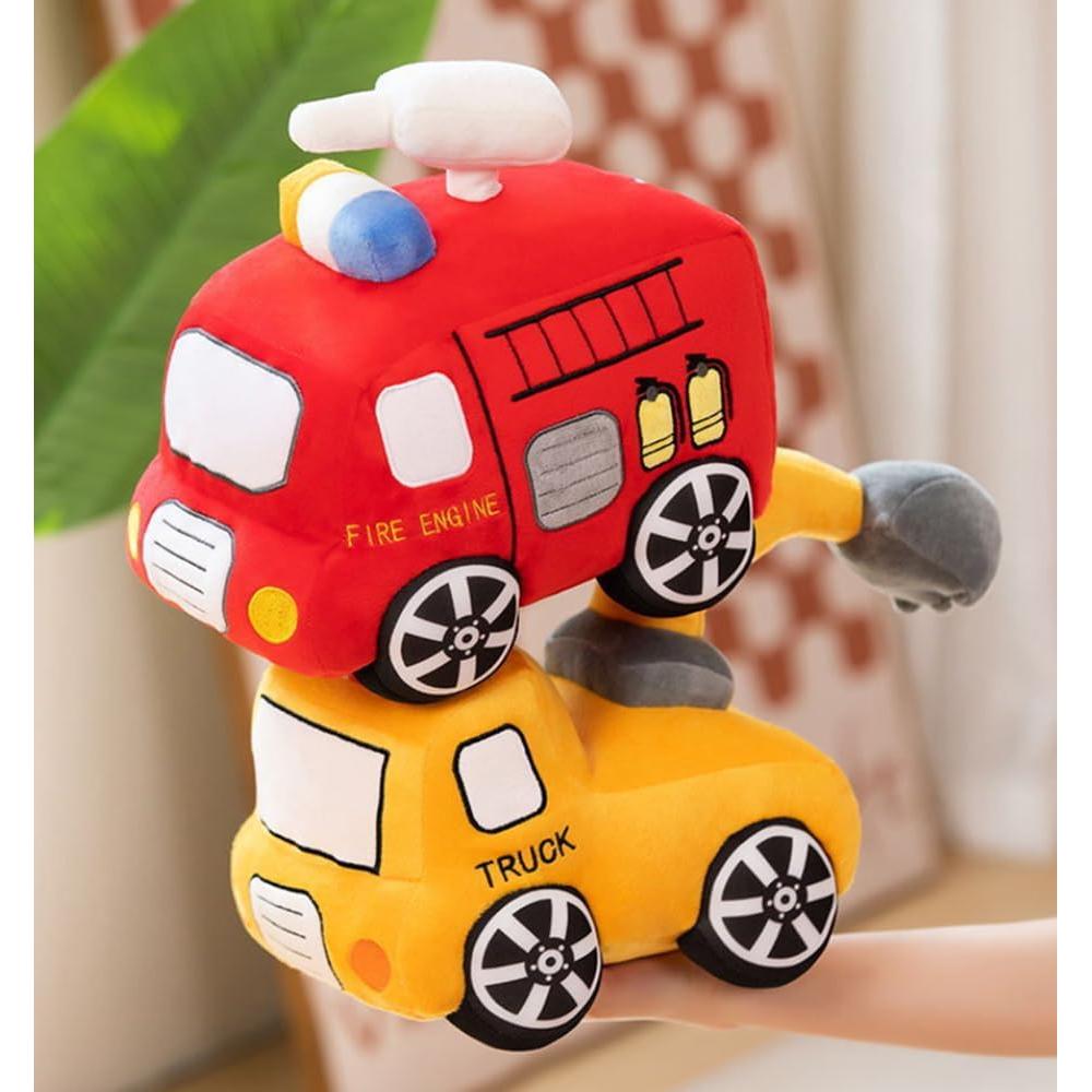 Juguete de Peluche Autobús Escolar Coche Furgón 27x17 cm